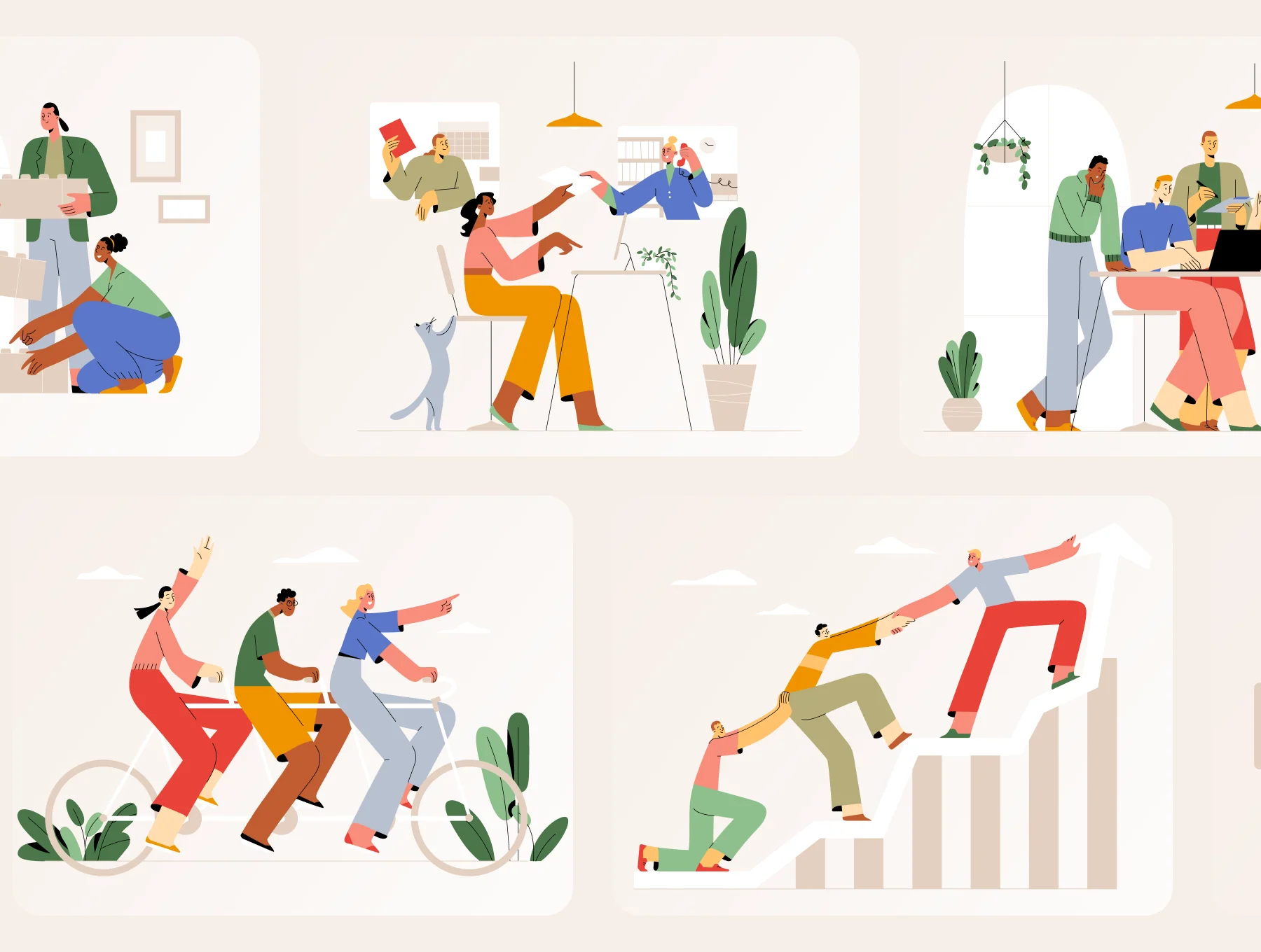 Mately - Teamwork Illustrations 7