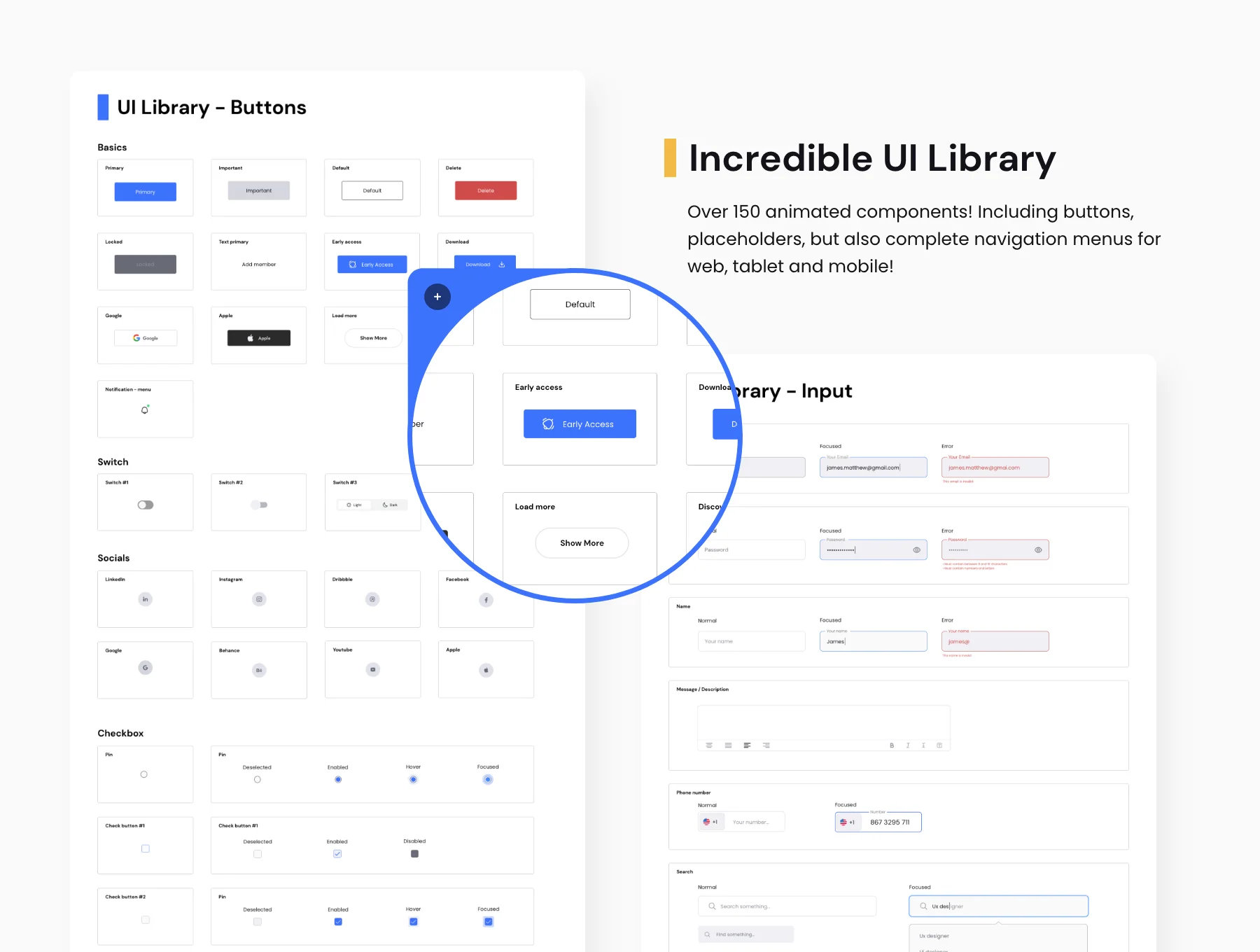 Materia | Ui Kit with Design system 5