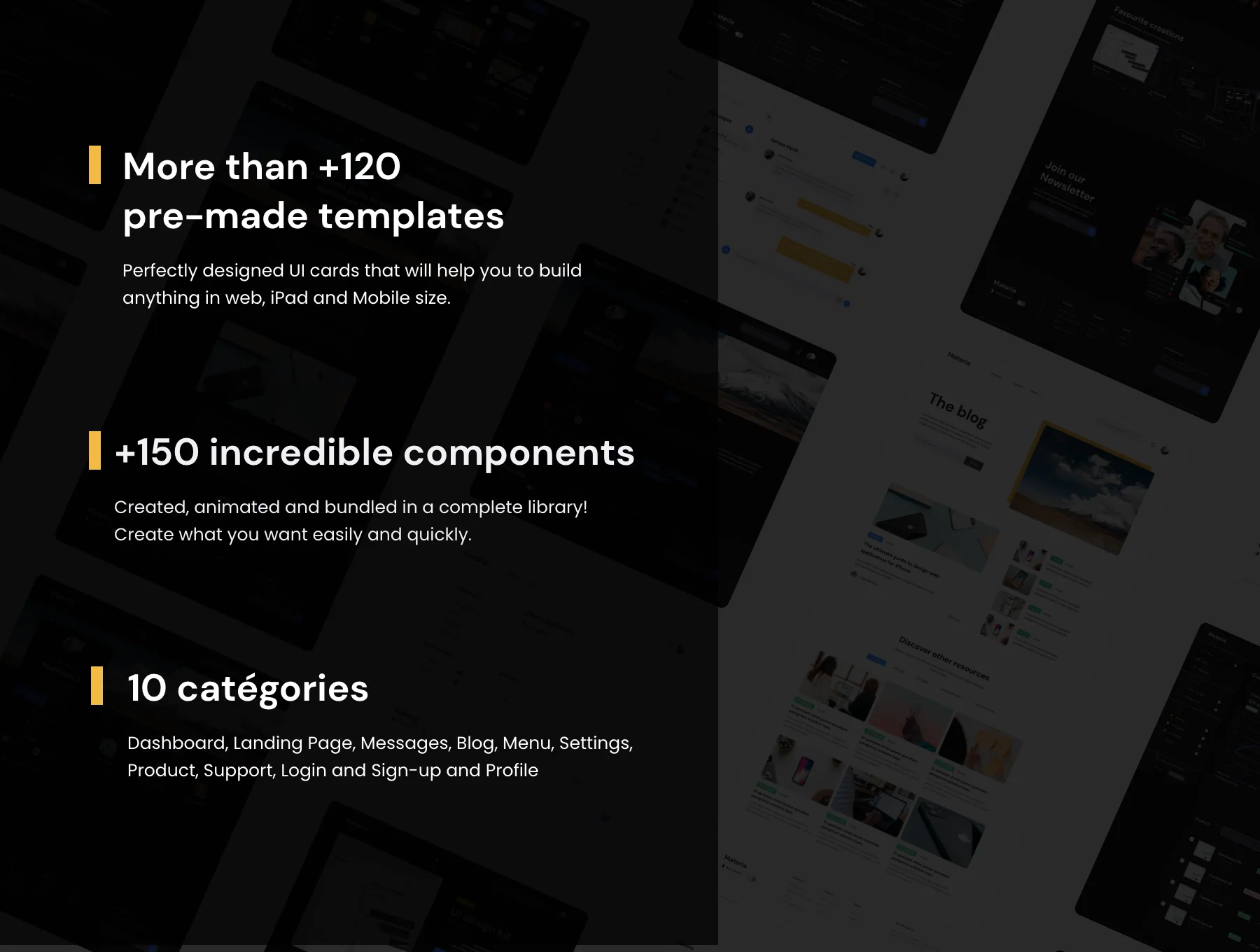 Materia | Ui Kit with Design system 6