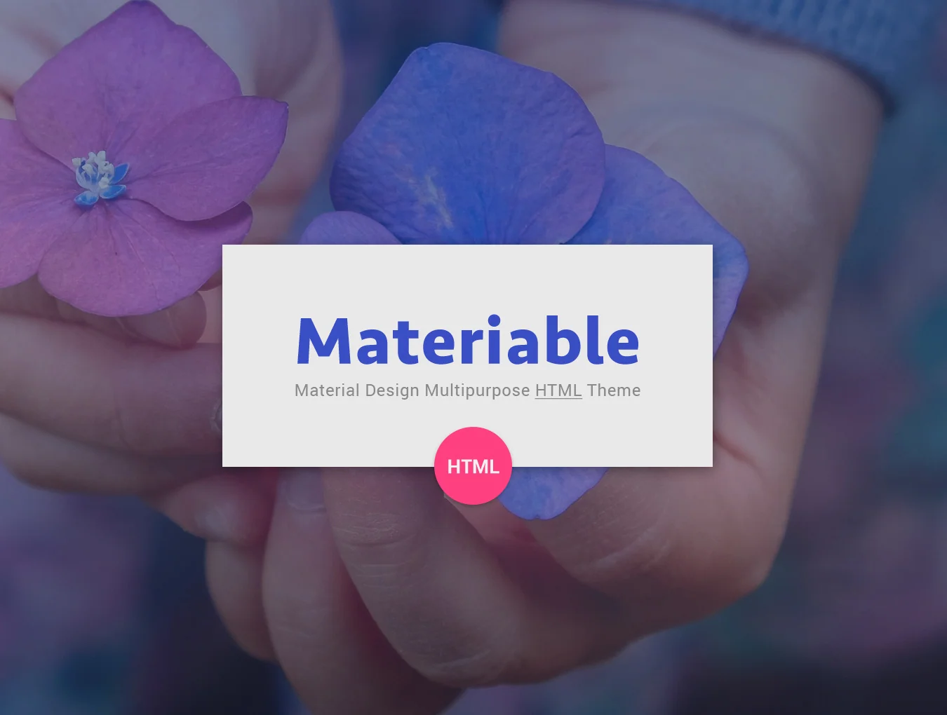 Materiable HTML Template - Material Design 4
