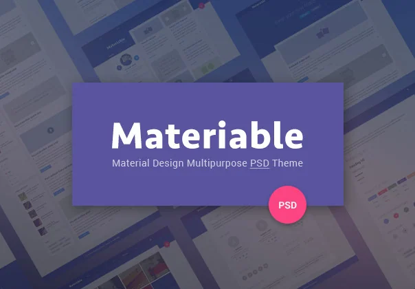 Materiable Web UI Kit - Material Design