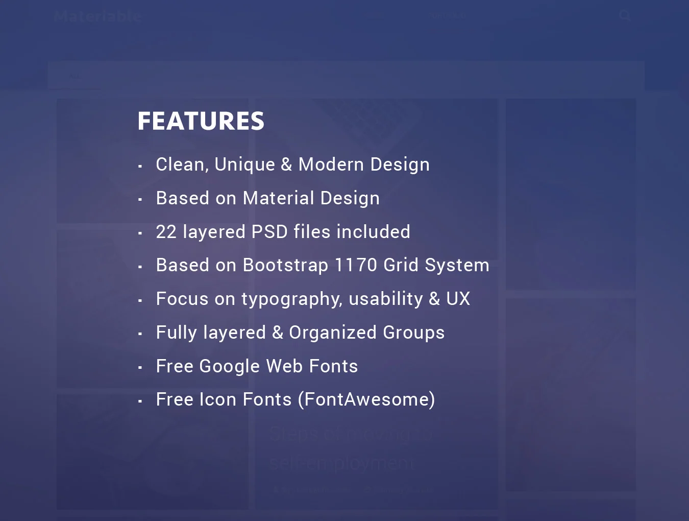 Materiable Web UI Kit - Material Design 2