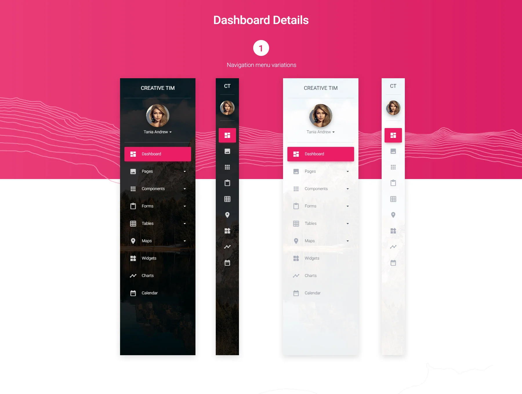 Material Dashboard Pro Sketch 3