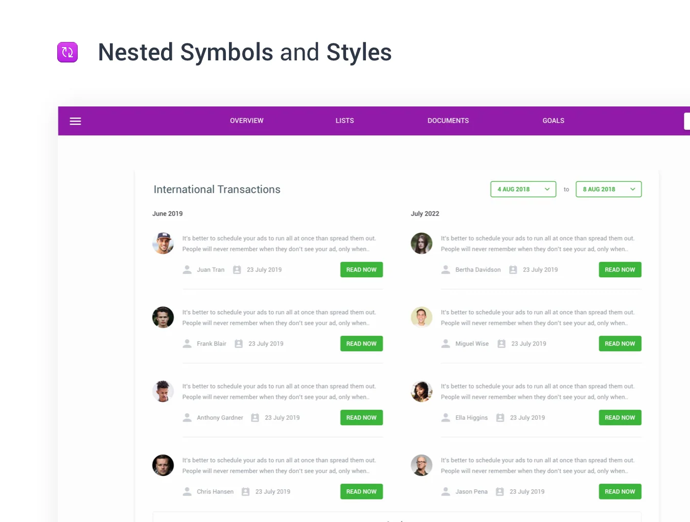 Material Design Dashboards UI Kit 8