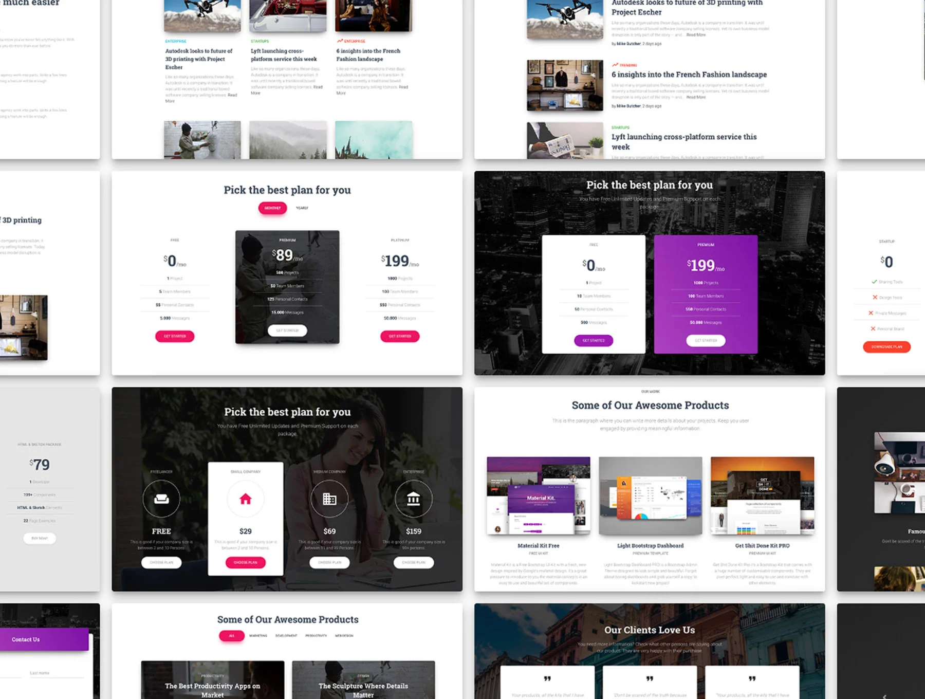 Material Kit PRO 8