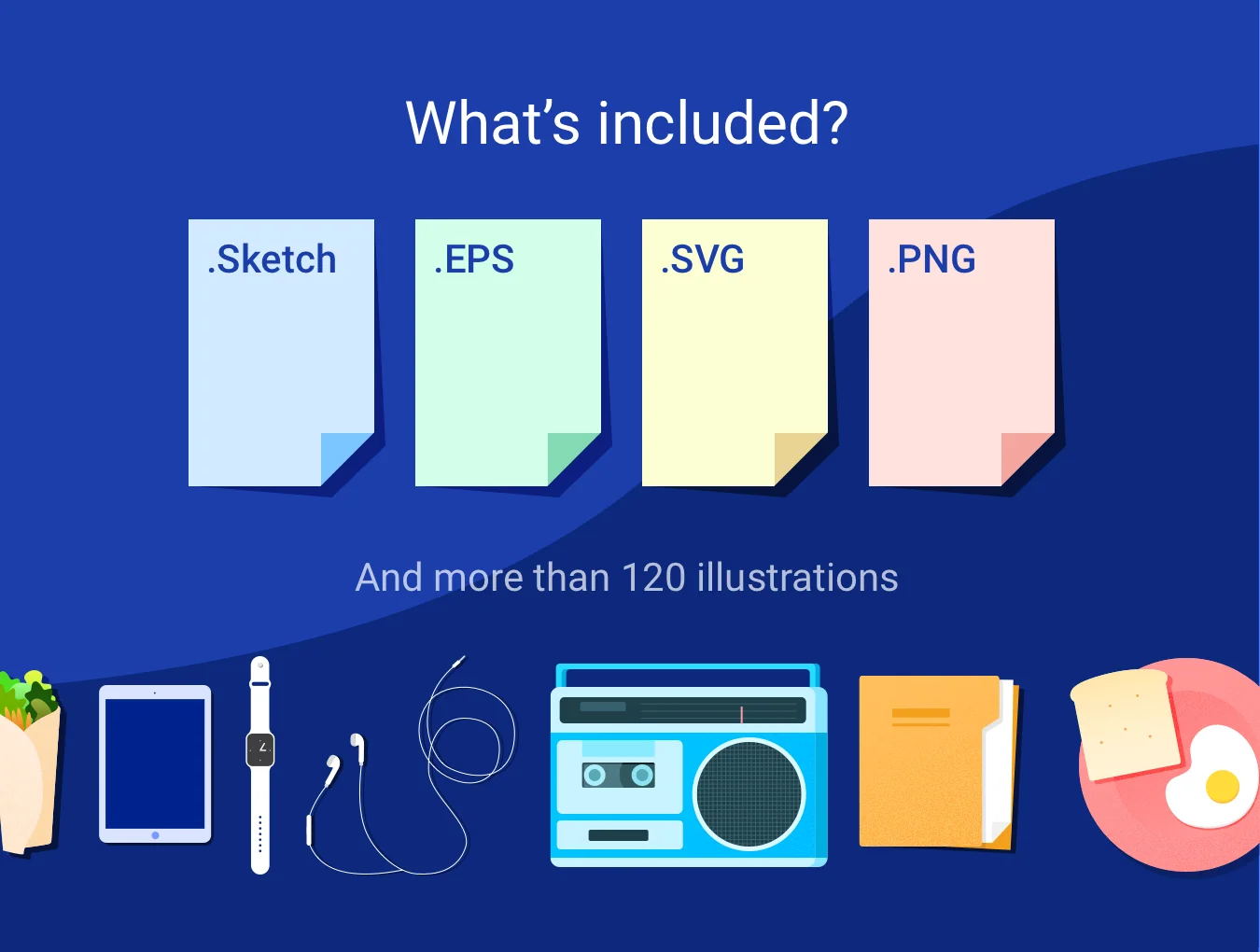 Material Style Illustrations Kit 5