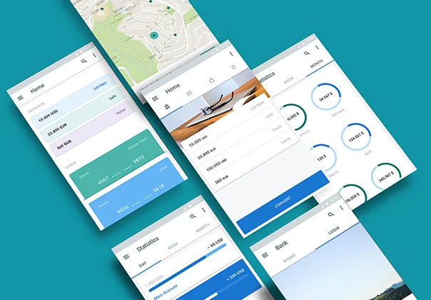 Material UI Kit: Money