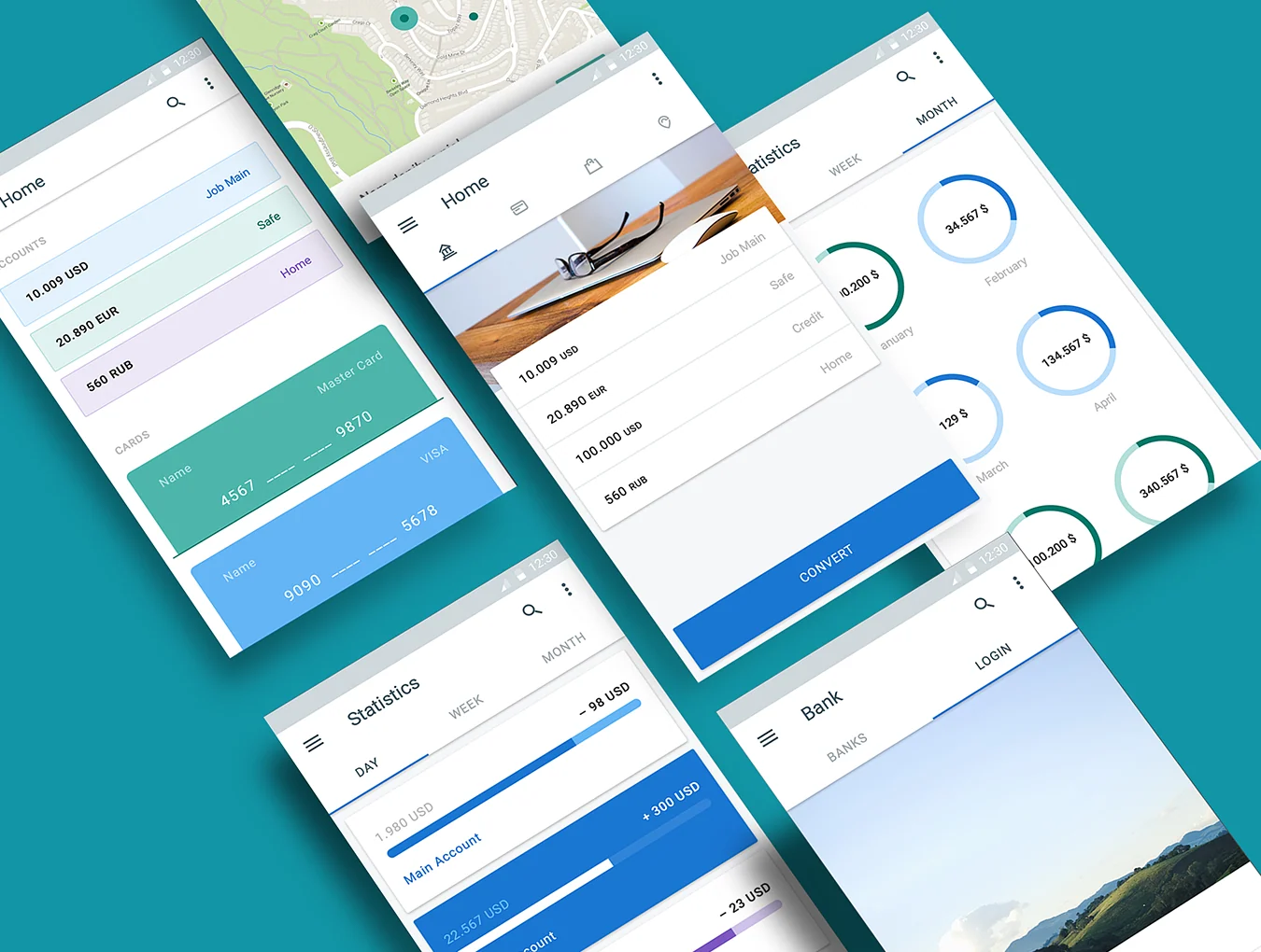 Material UI Kit: Money