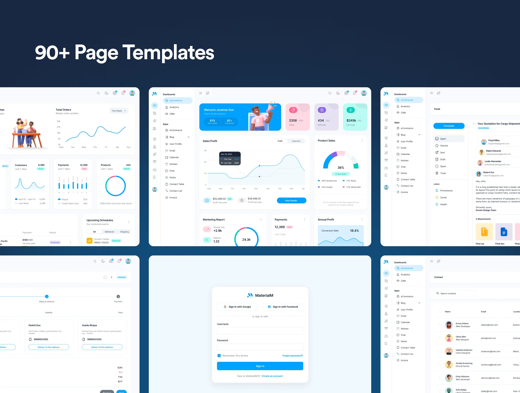 MaterialM NextJs Tailwind Admin Template