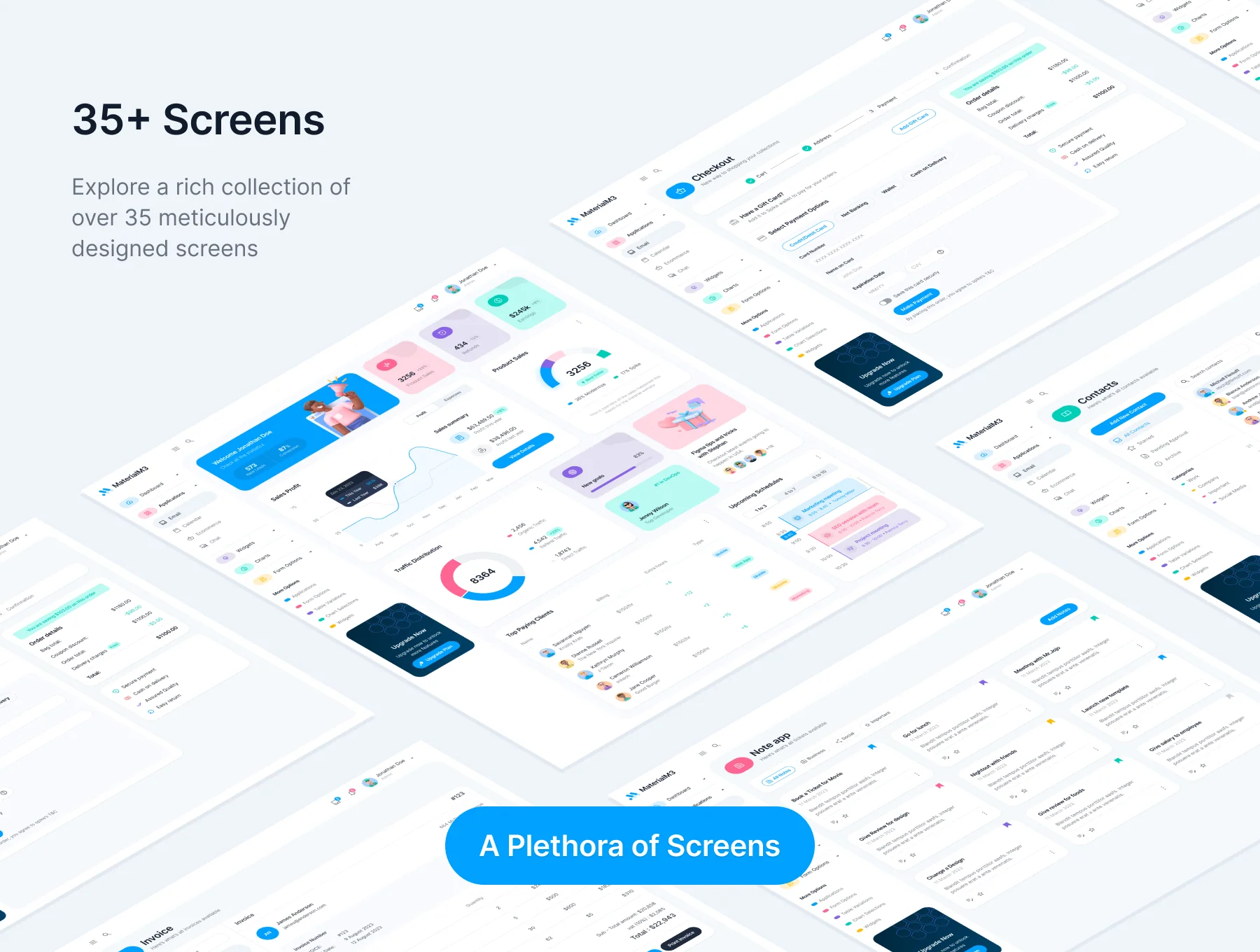 MaterialM3 - Figma Admin Dashboard Template 3