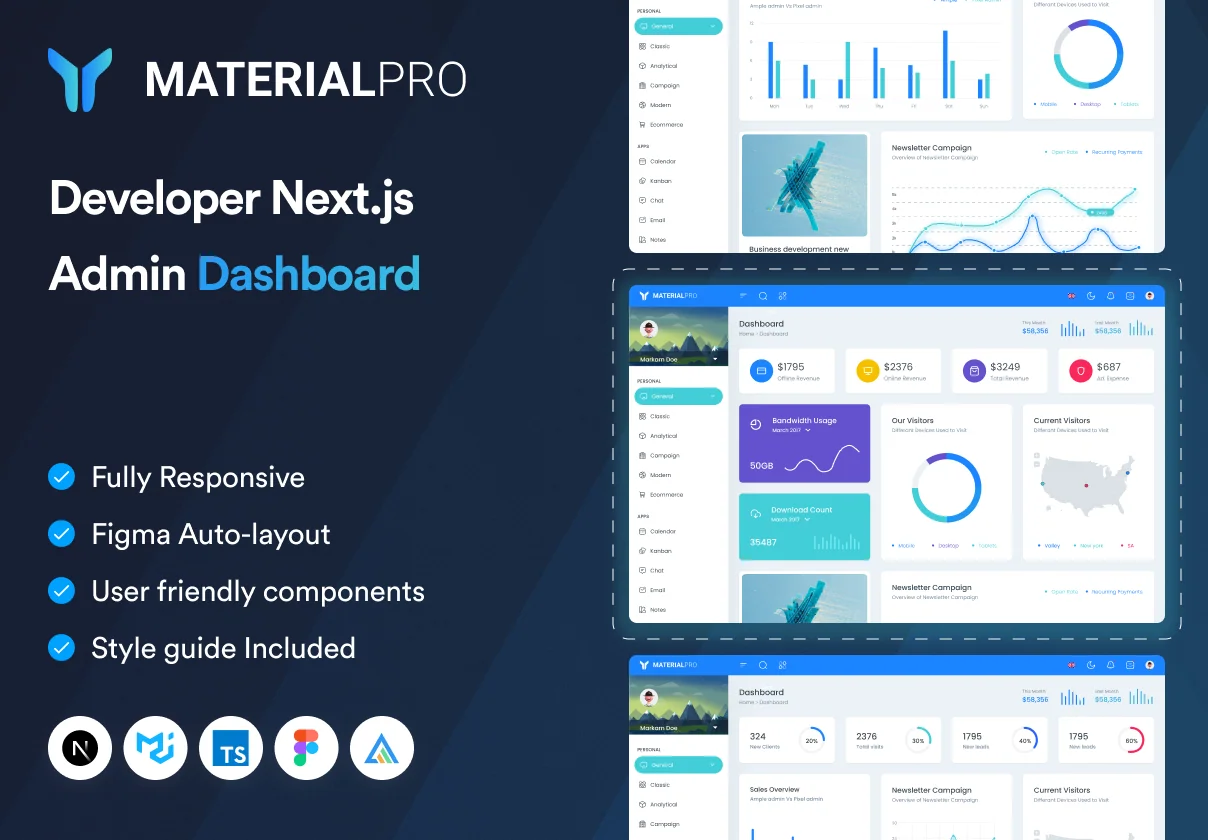 MaterialPro NextJS Admin Dashboard Template