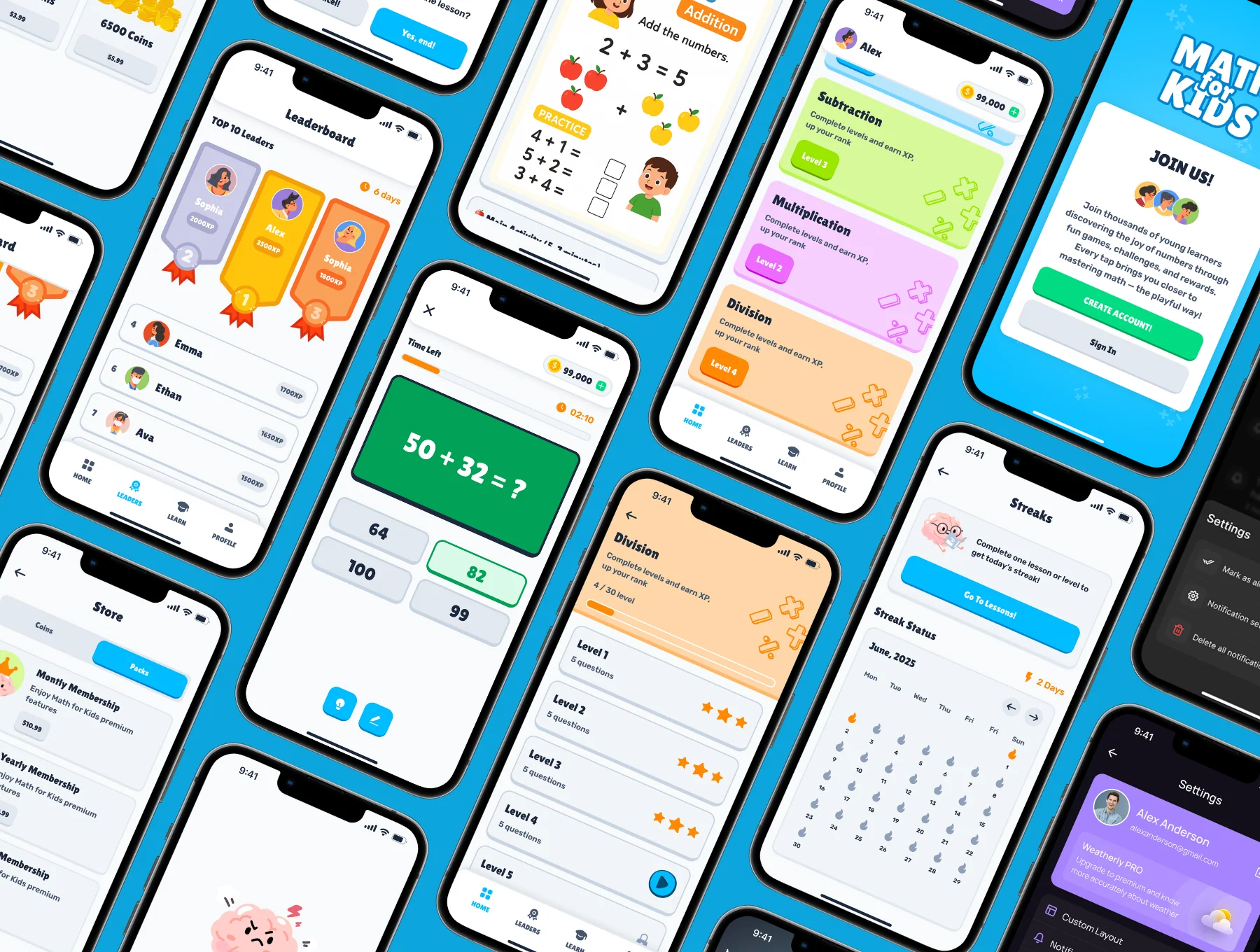 Math For Kids - Math Games For Kids App UI Kit 5