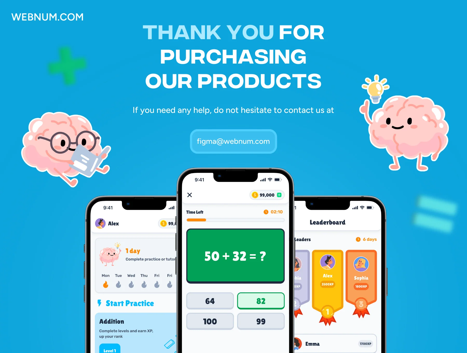 Math For Kids - Math Games For Kids App UI Kit 6