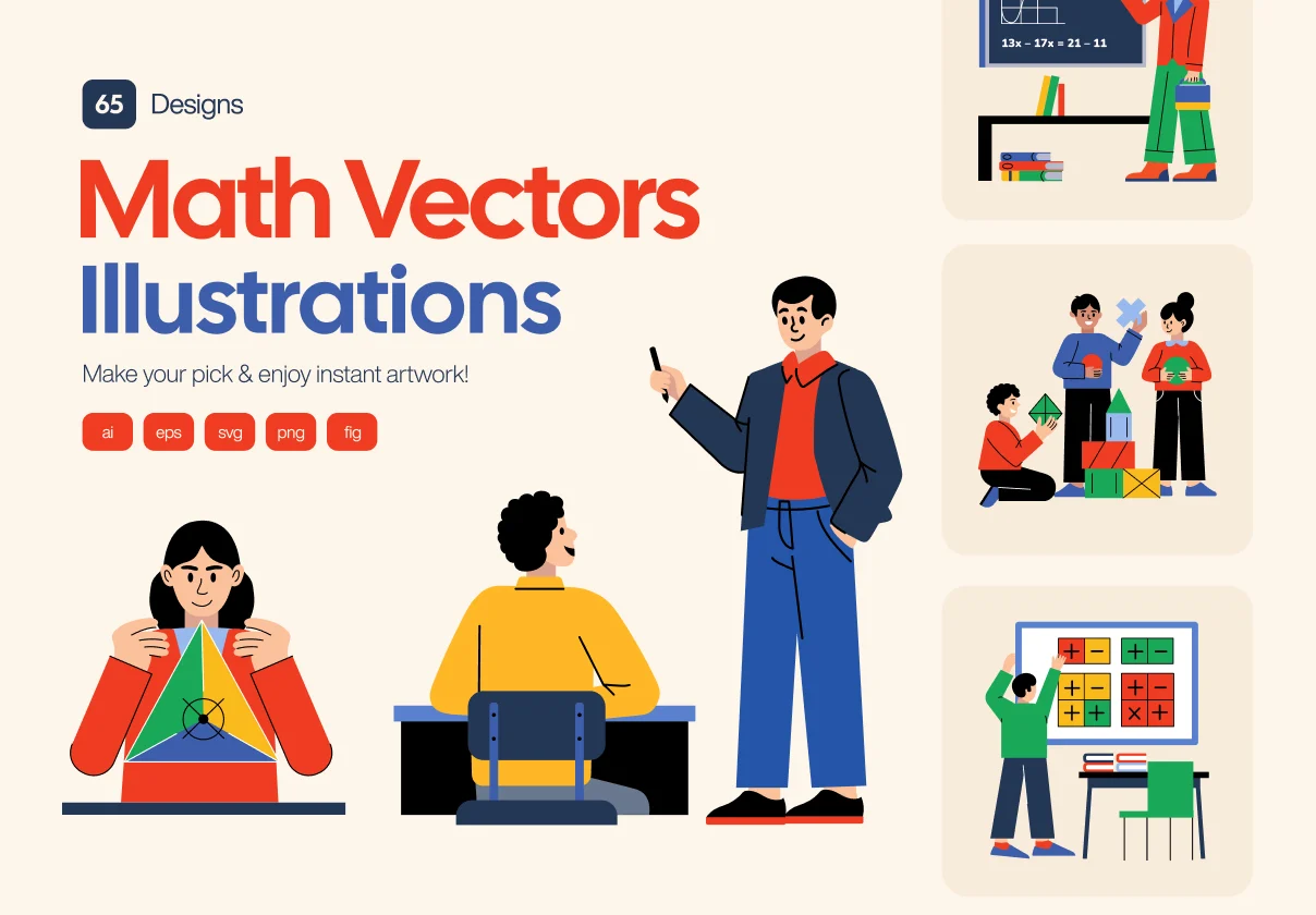 Math Illustrations Collection