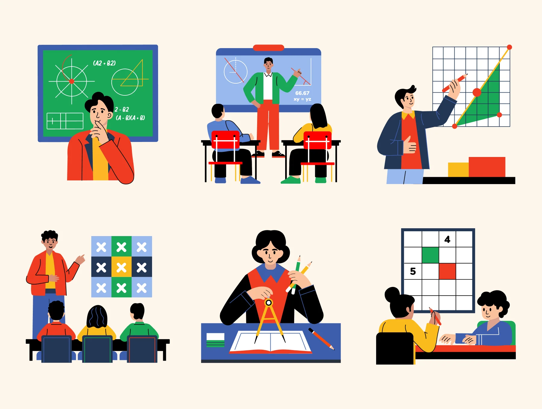 Math Illustrations Collection 2