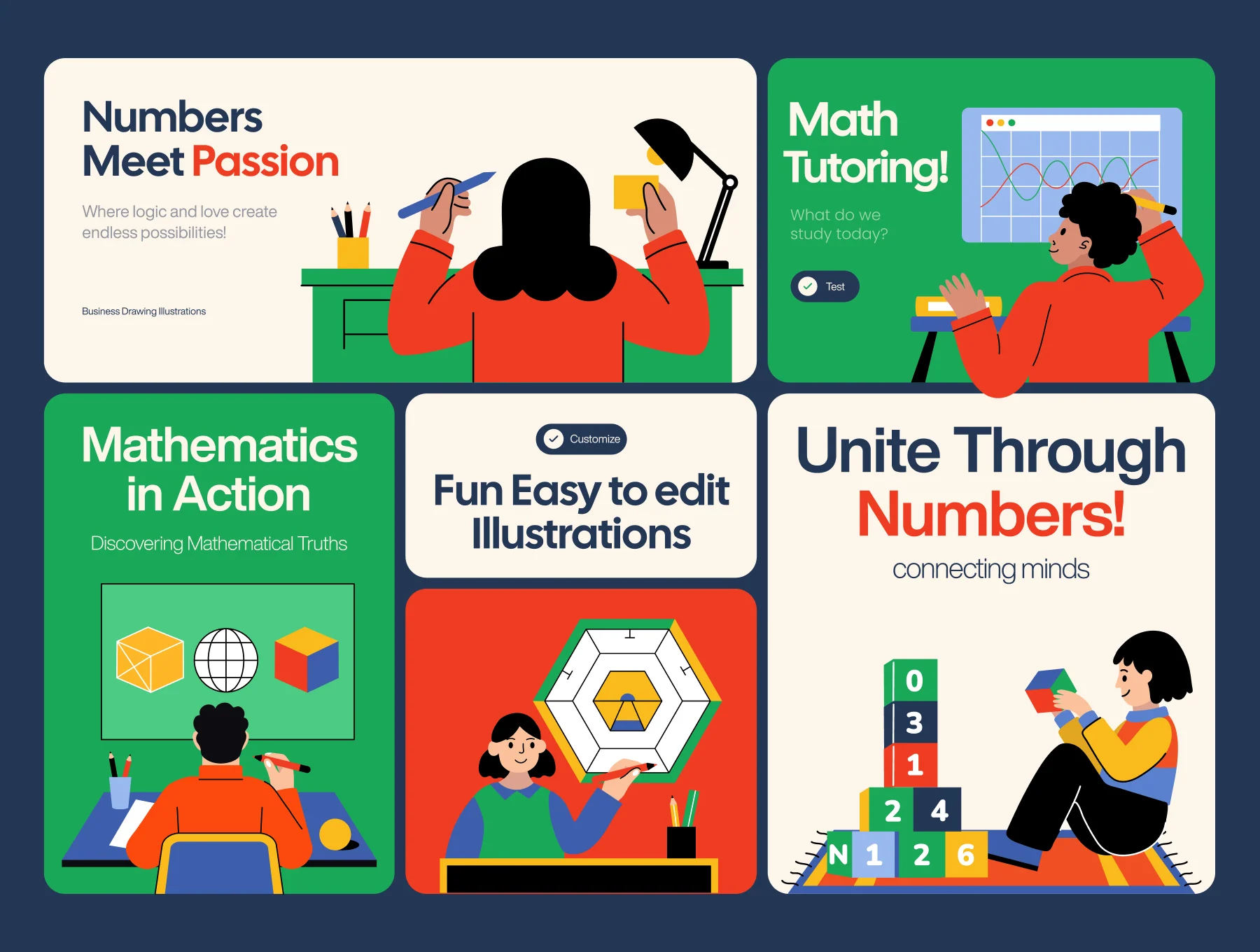 Math Illustrations Collection 4