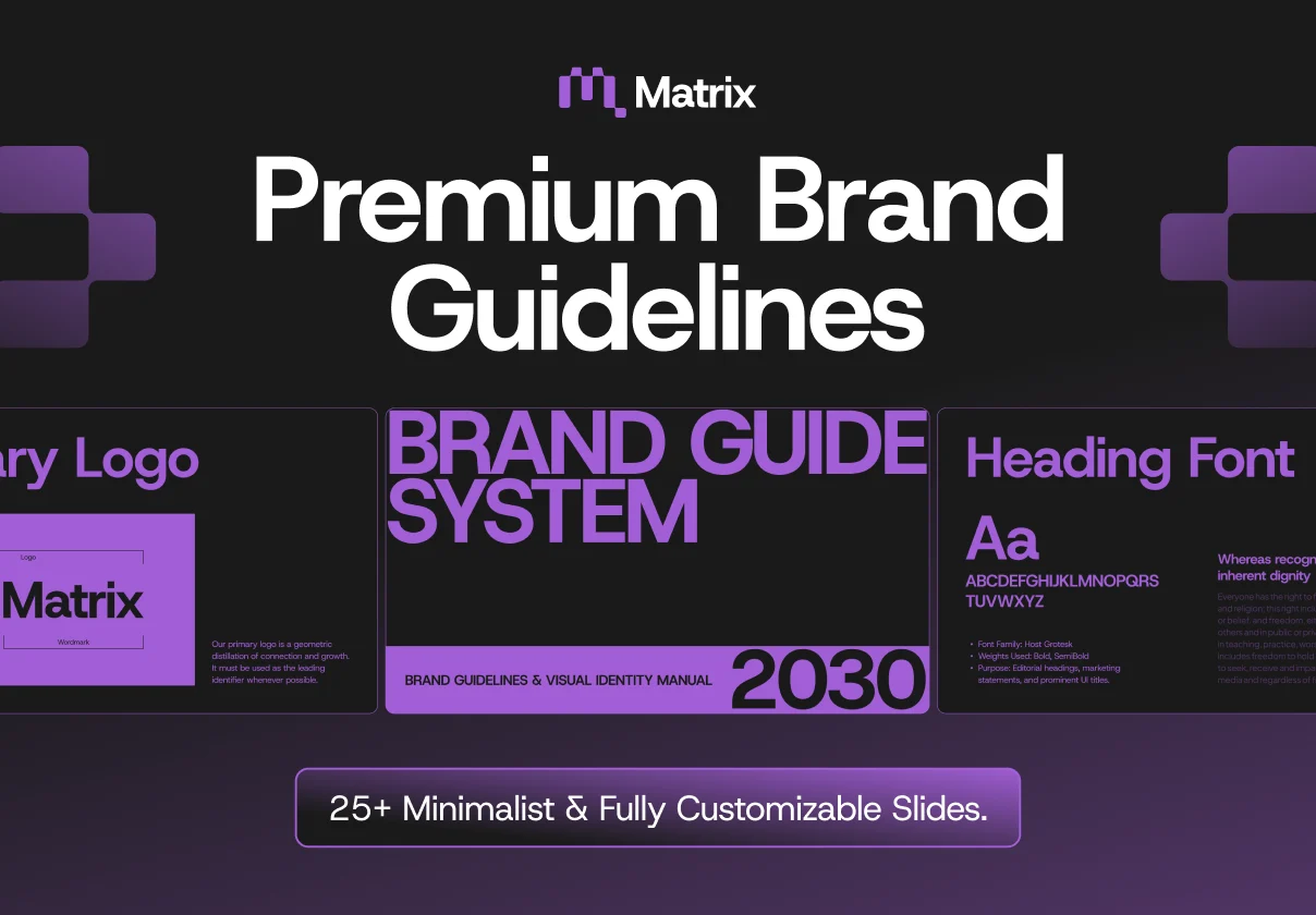 Matrix — Premium Brand Guidelines