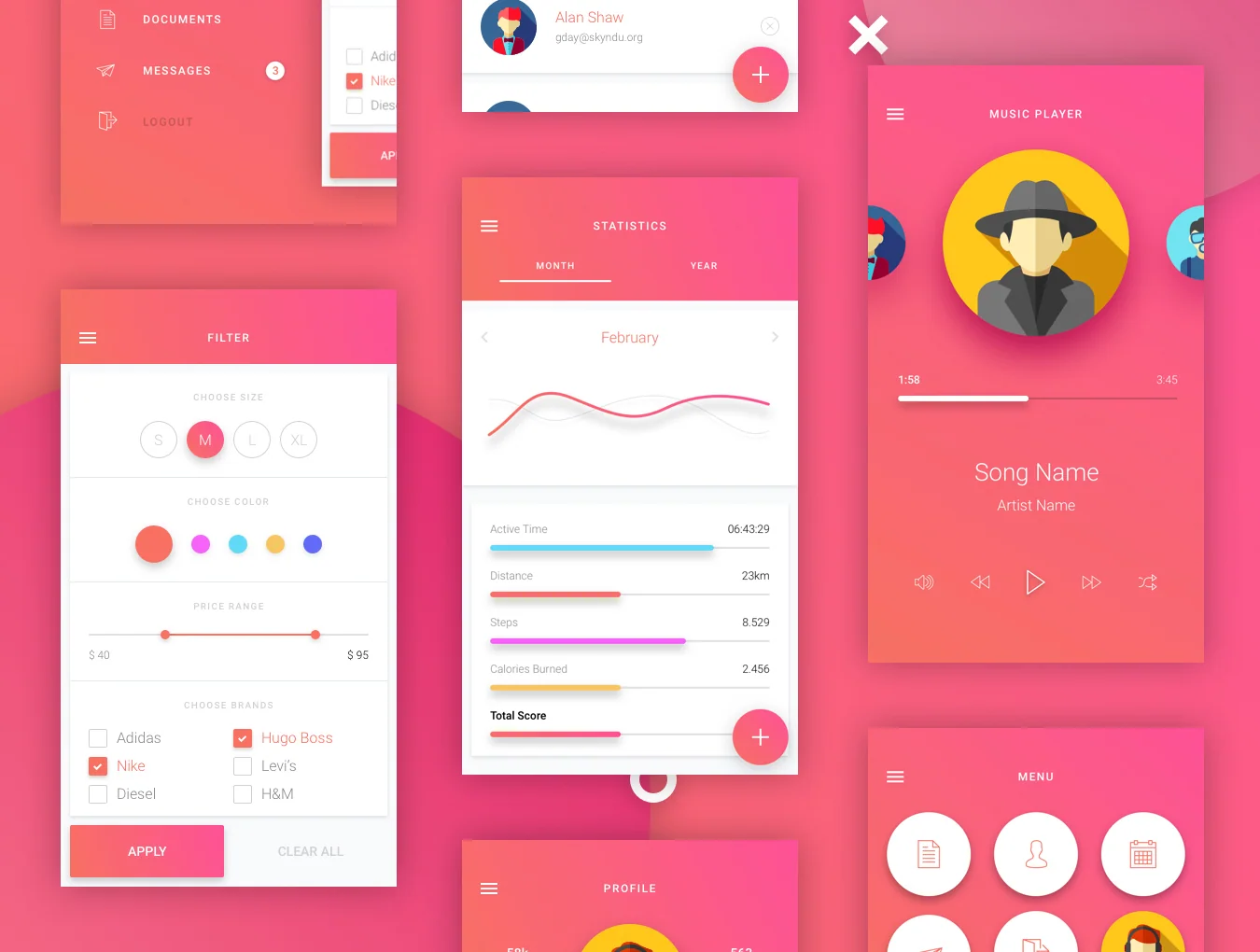 Matta Material UI Kit 7