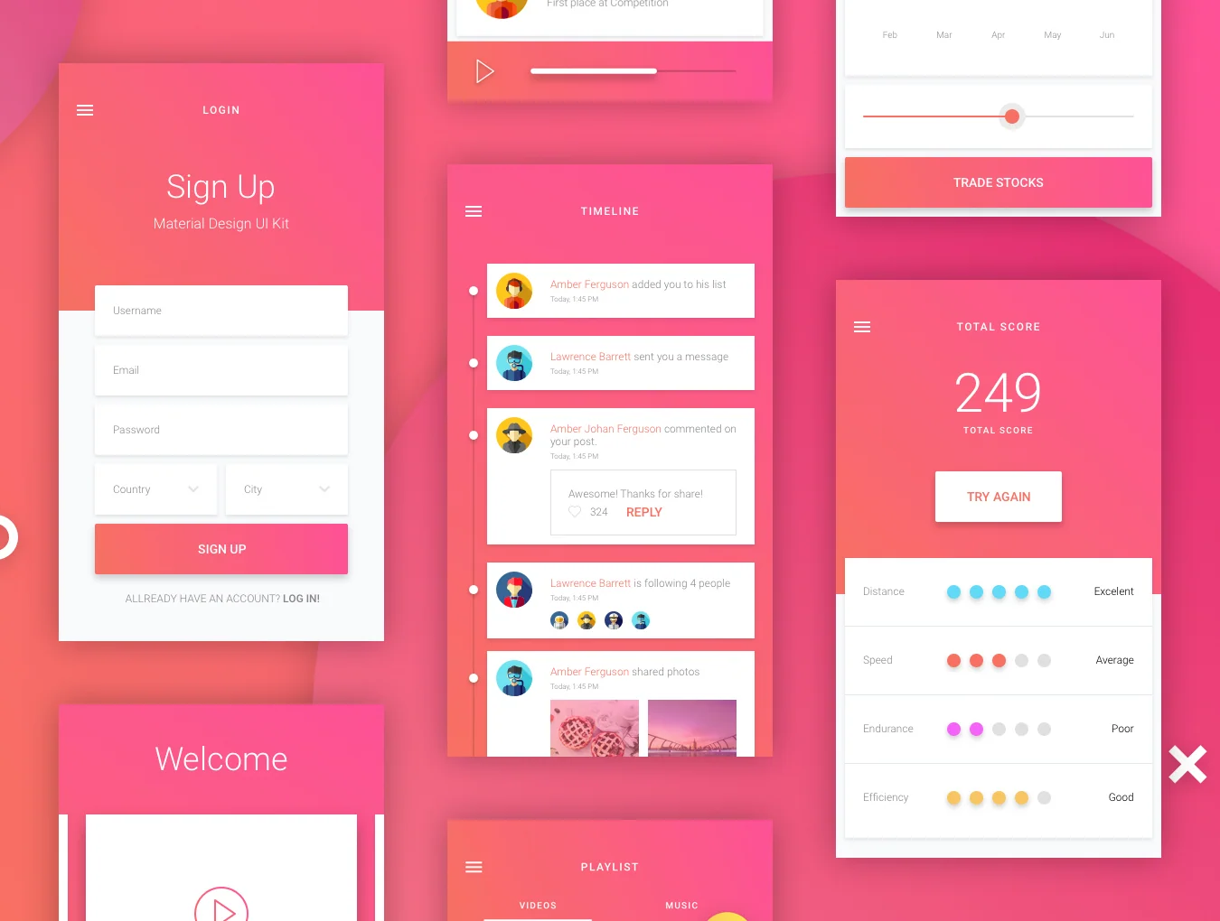 Matta Material UI Kit 8