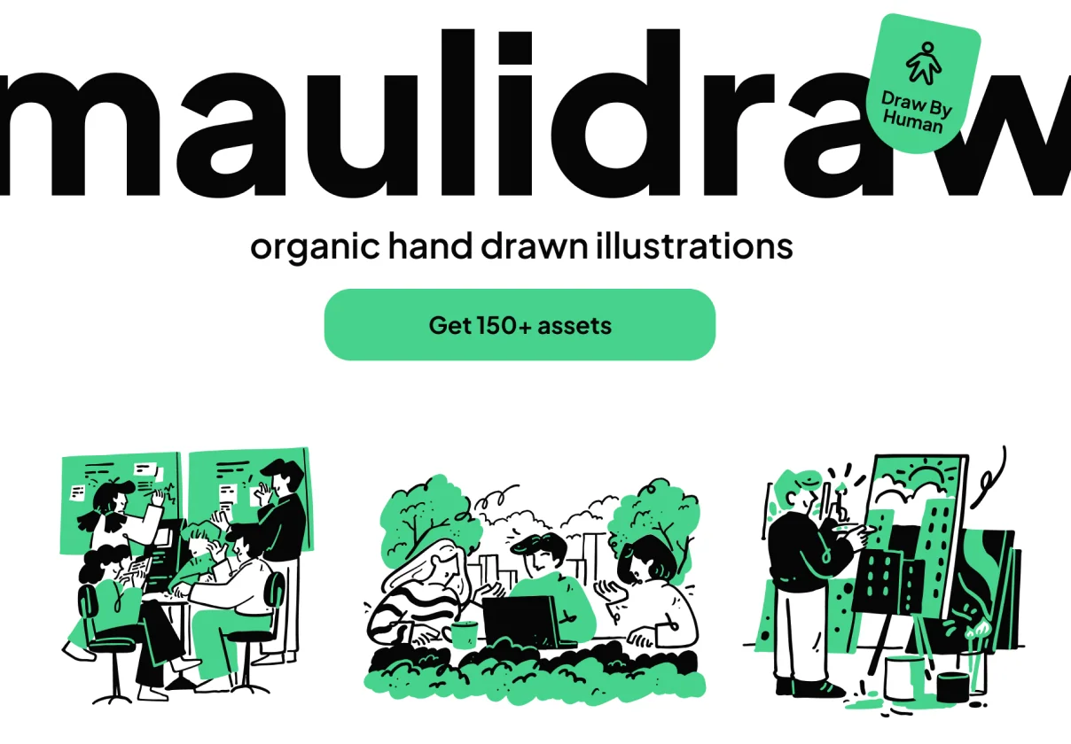 Maulidraw Organic Hand Drawn Illustrations