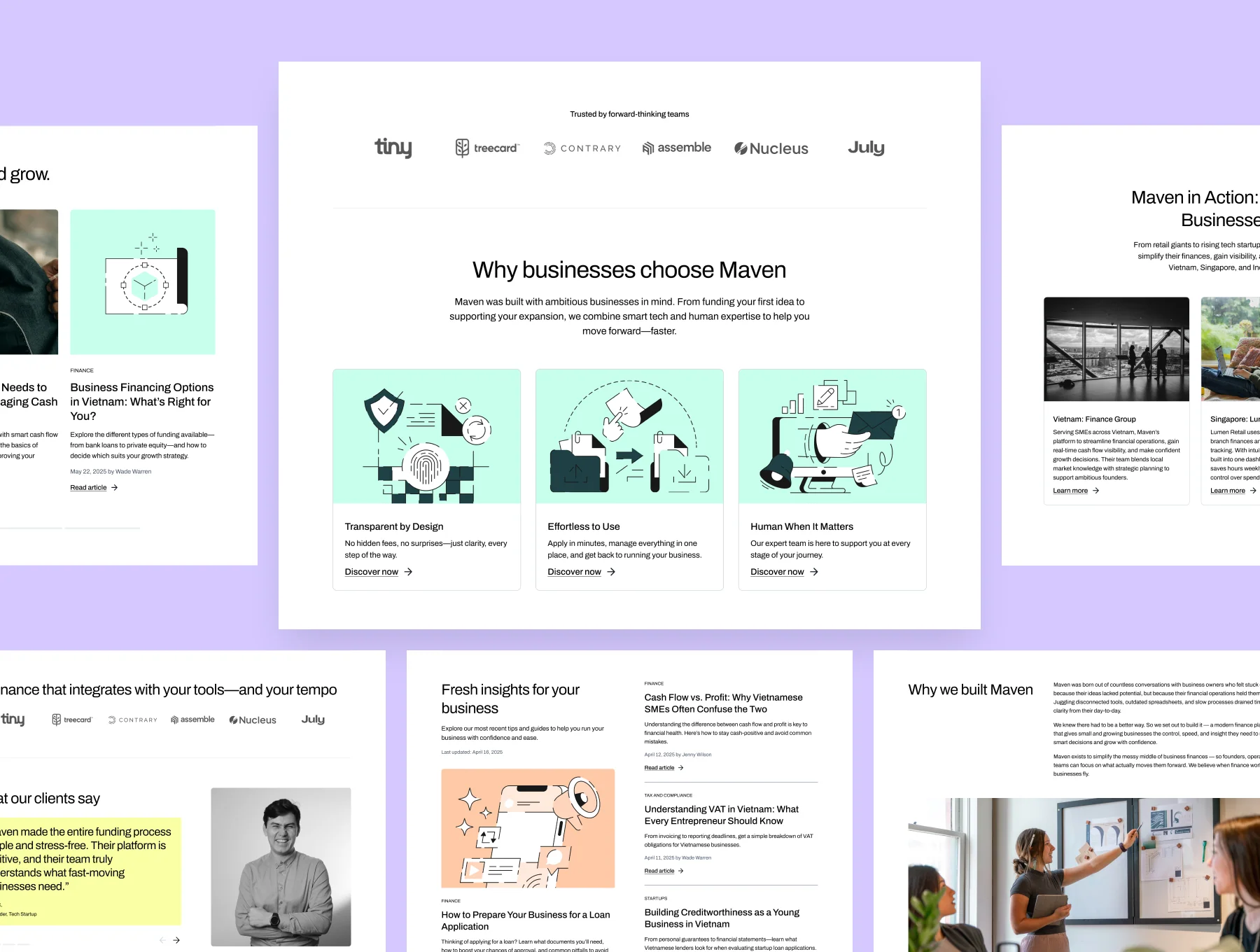 Maven - Modern Business & Finance Web UI Kit 3