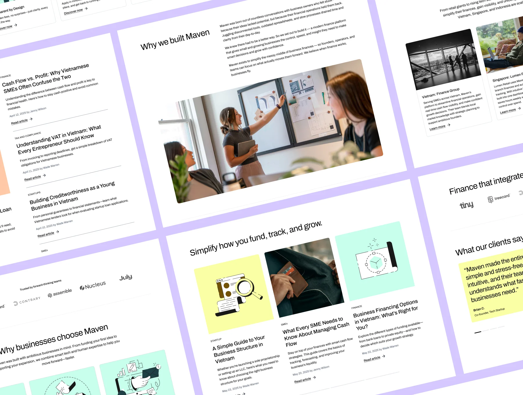 Maven - Modern Business & Finance Web UI Kit 4