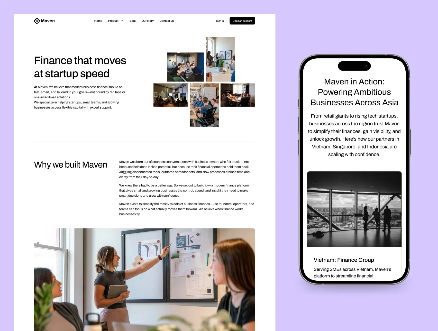 Maven - Modern Business & Finance Web UI Kit 6