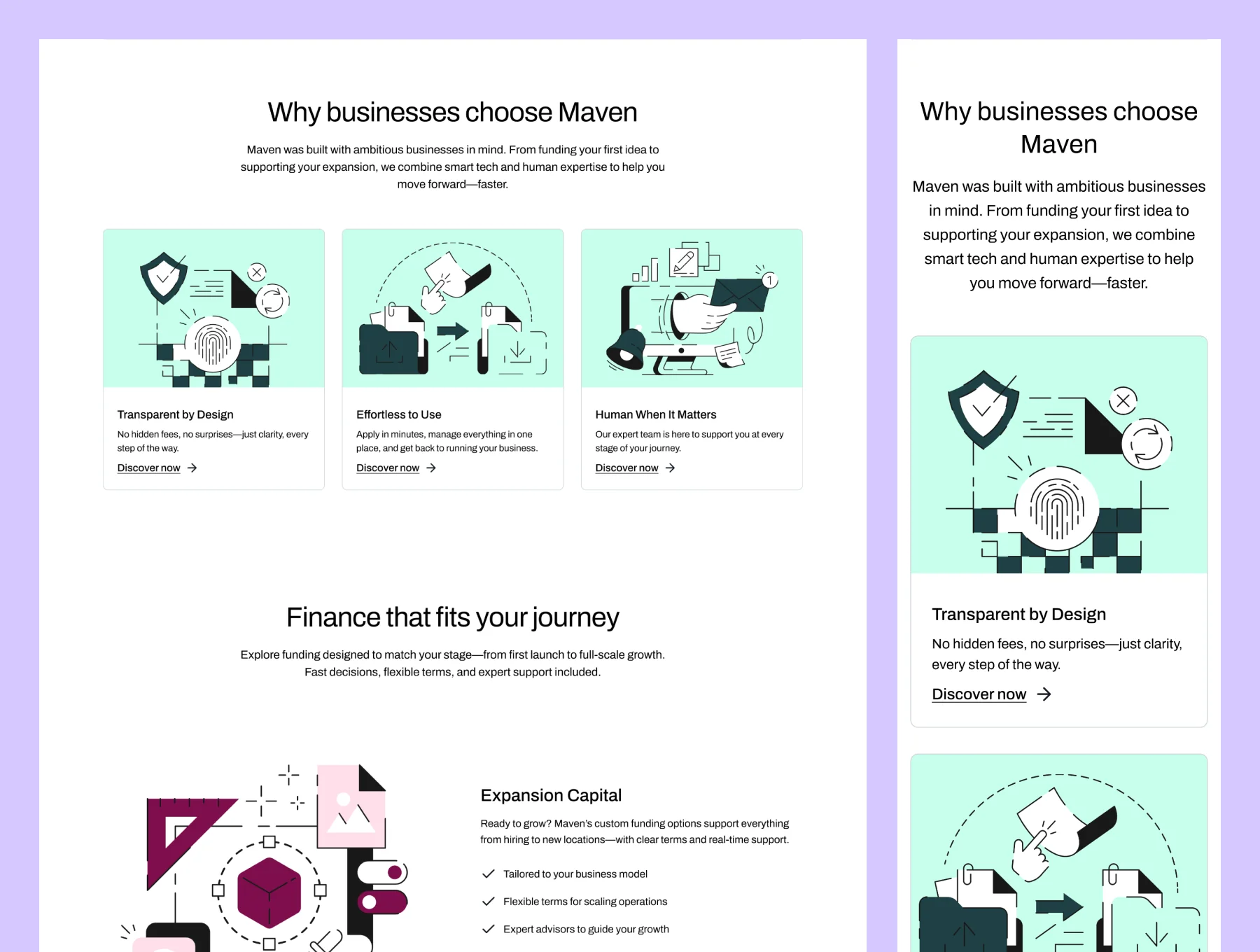 Maven - Modern Business & Finance Web UI Kit 7