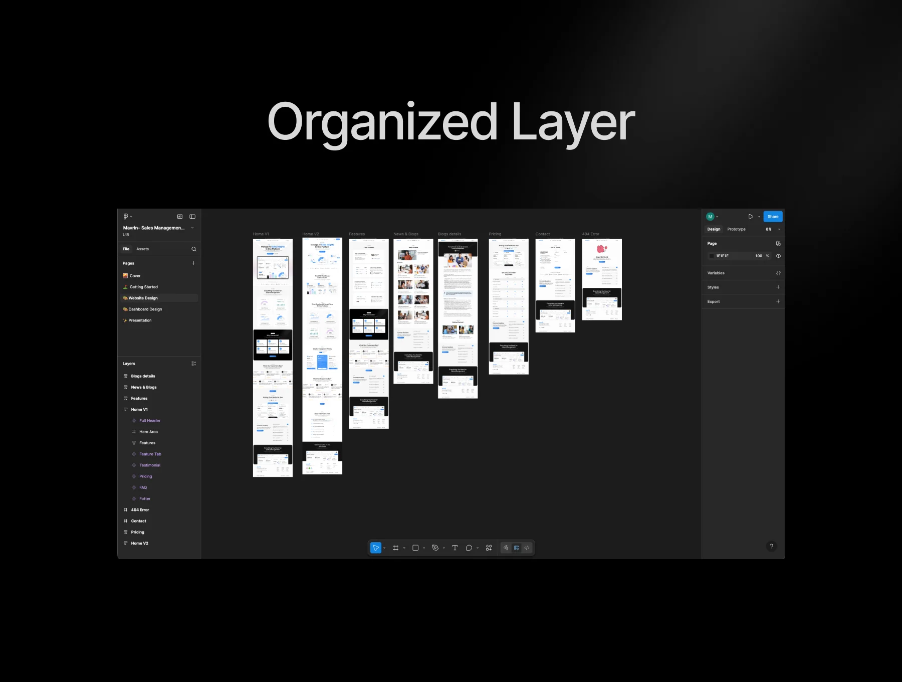Mavrin– Sales Management Website Design 5