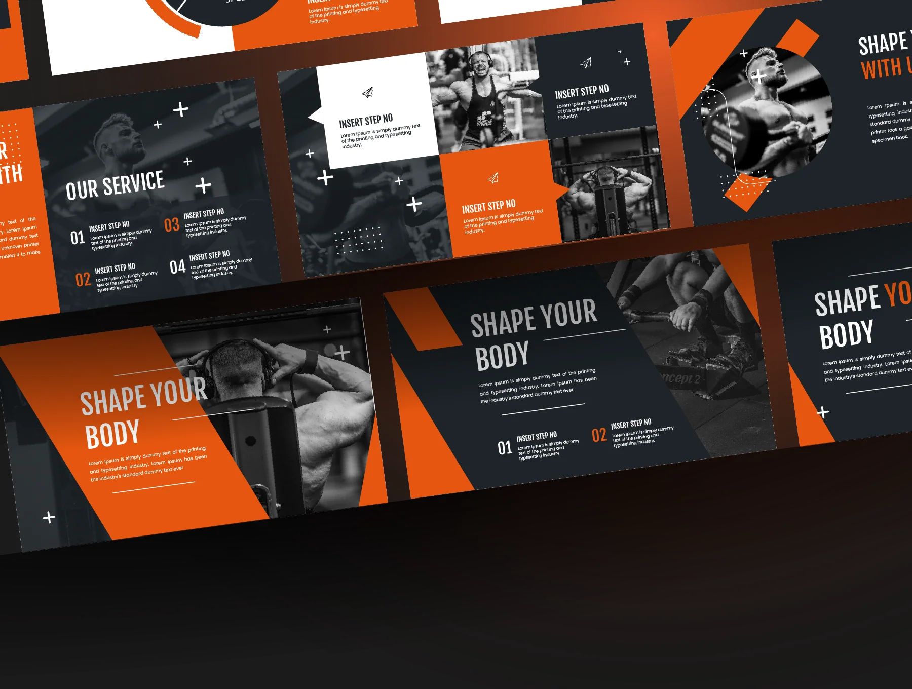 Max-GYM Presentation PowerPoint Template 4