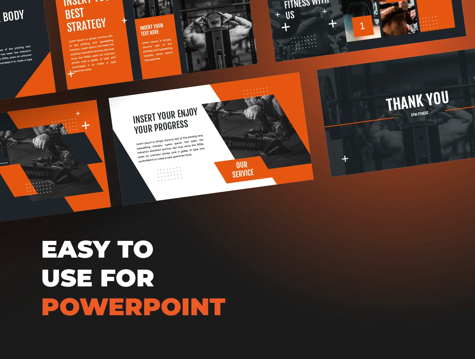 Max-GYM Presentation PowerPoint Template 6