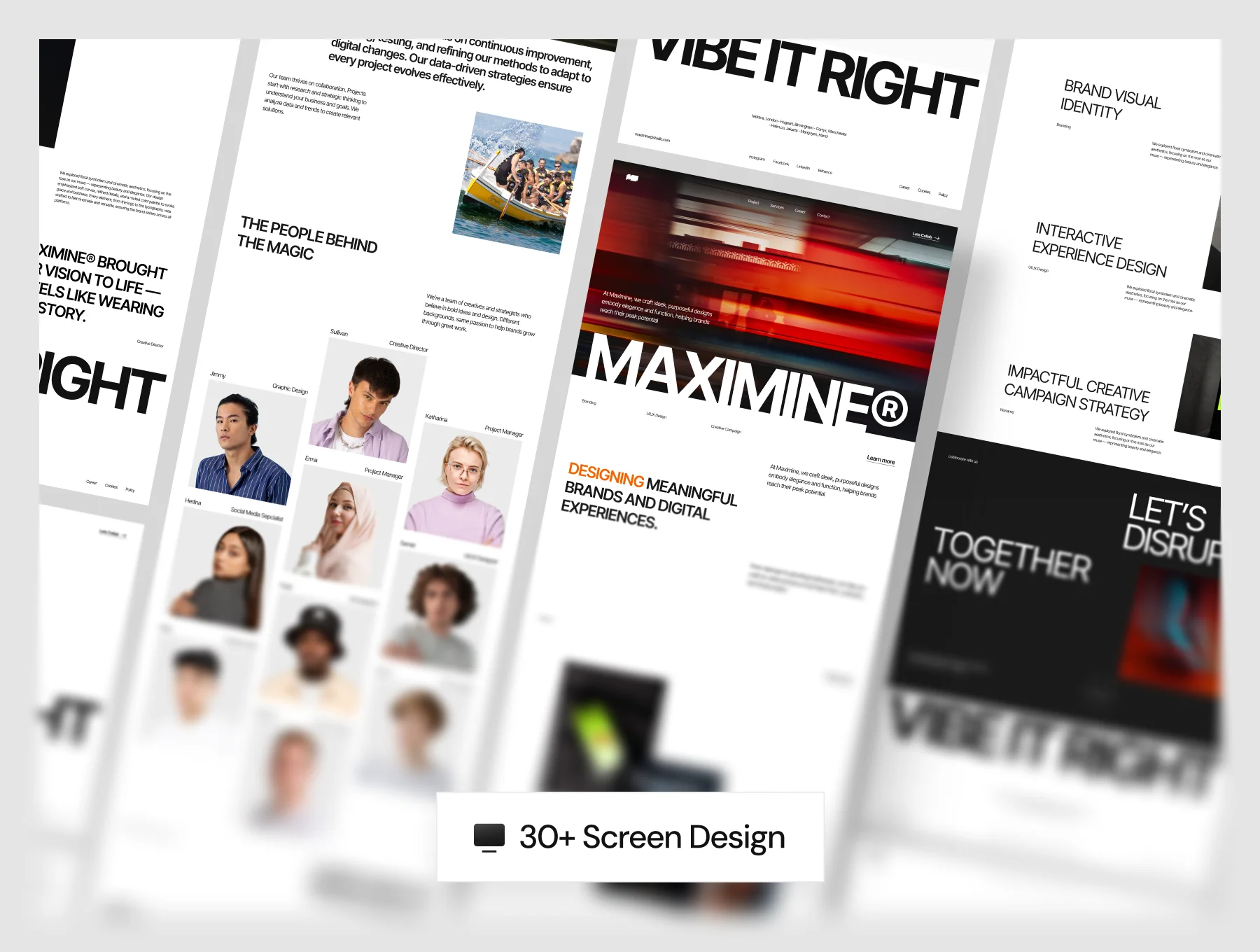MAXIMINE – Digital Agency Web App UI Kit 3