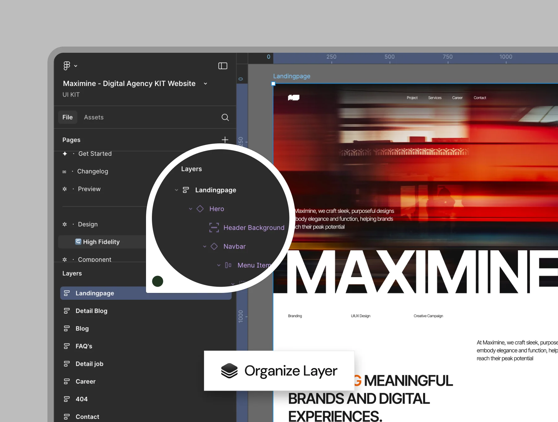 MAXIMINE – Digital Agency Web App UI Kit 5