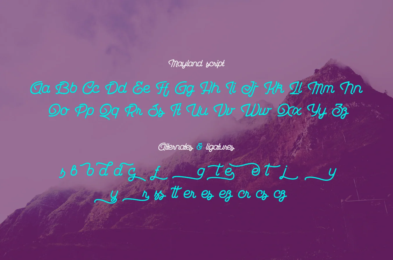 Mayland Typeface Duo 6