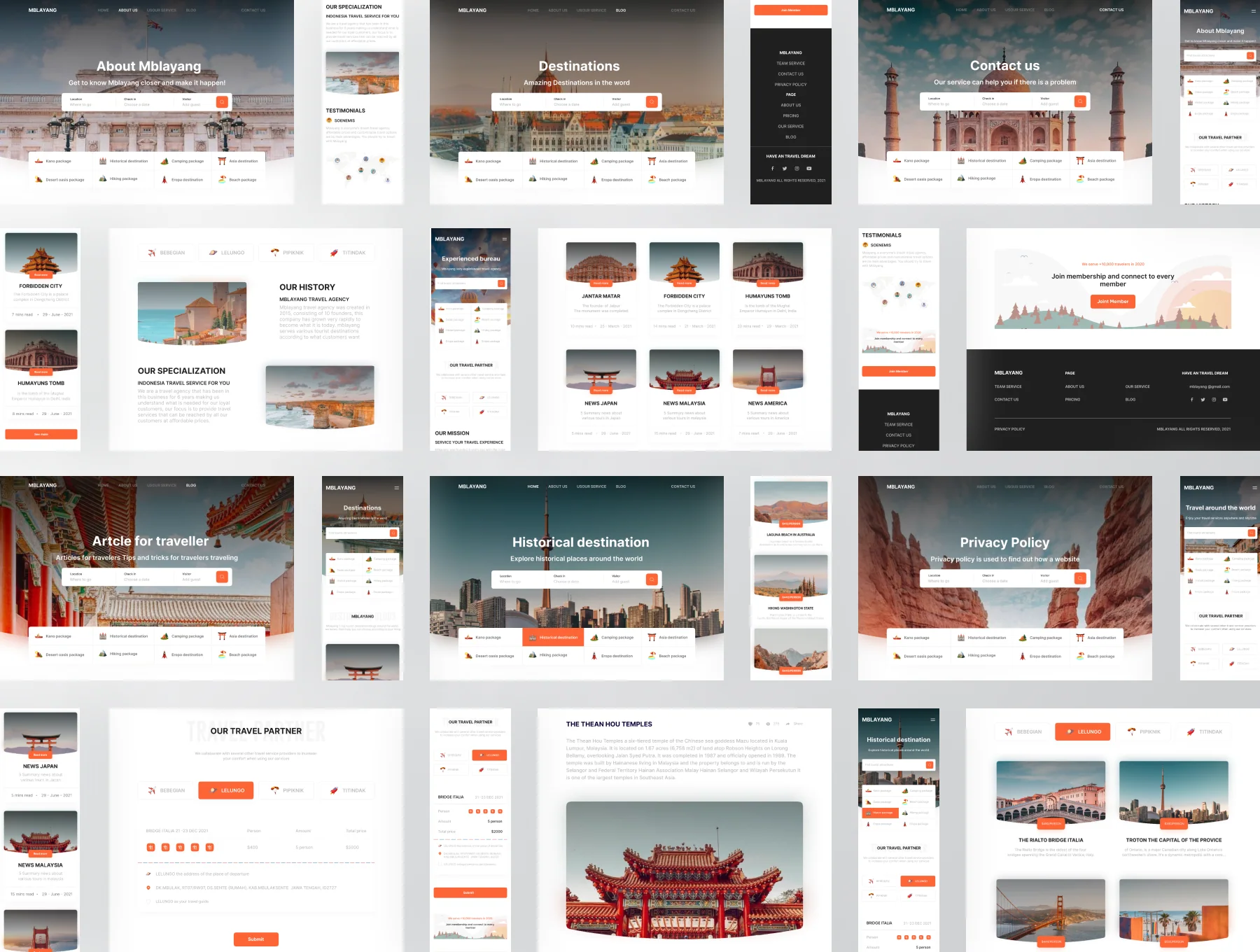 Mblayang - Travel Agent Website 2