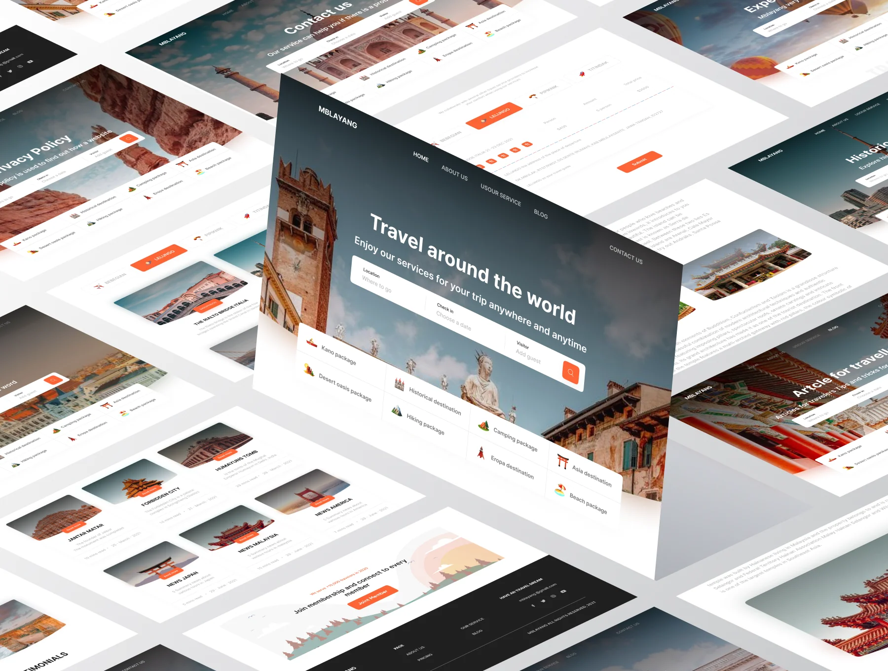 Mblayang - Travel Agent Website 3
