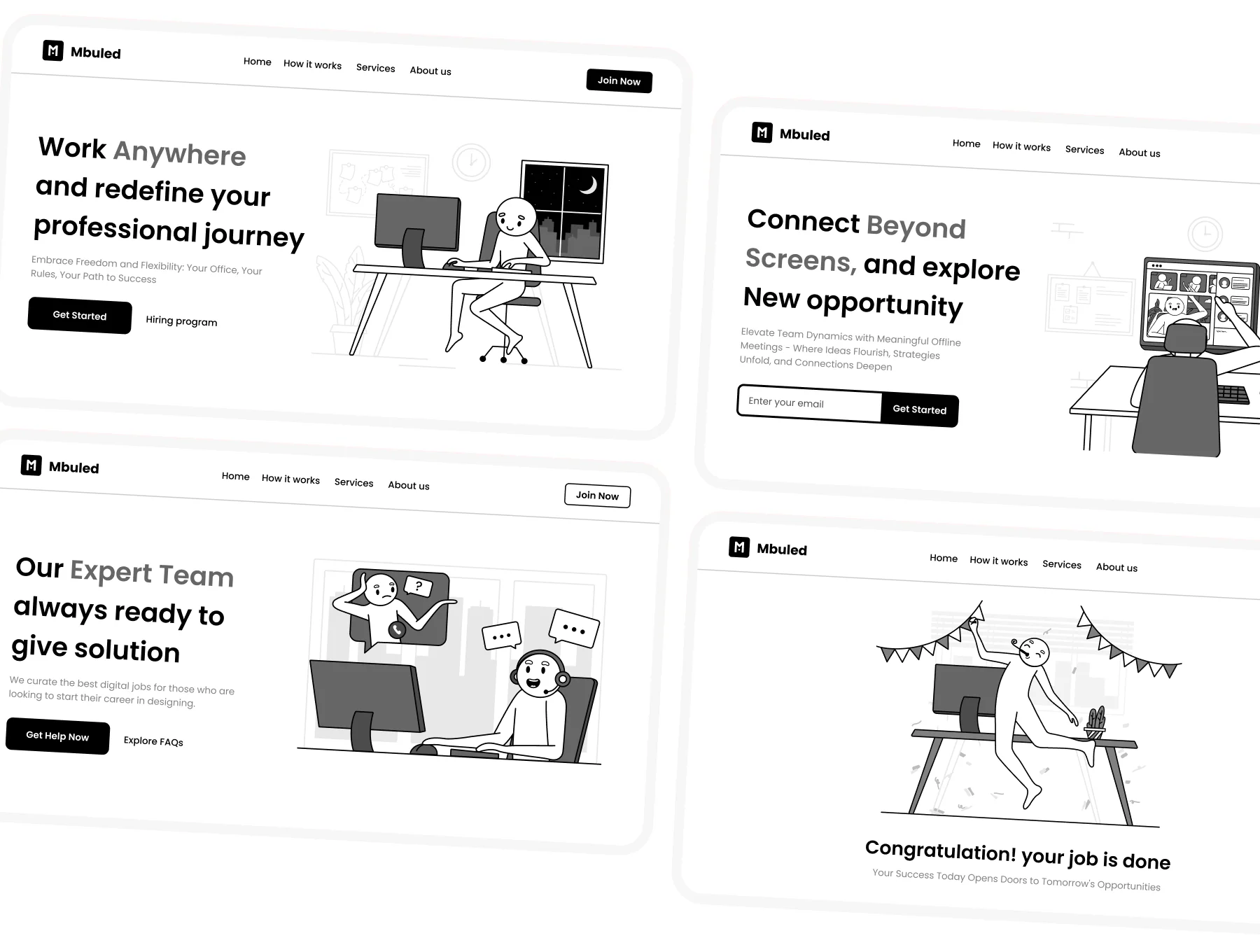 Mbuled - Corporate & Freelancer Illustration 4
