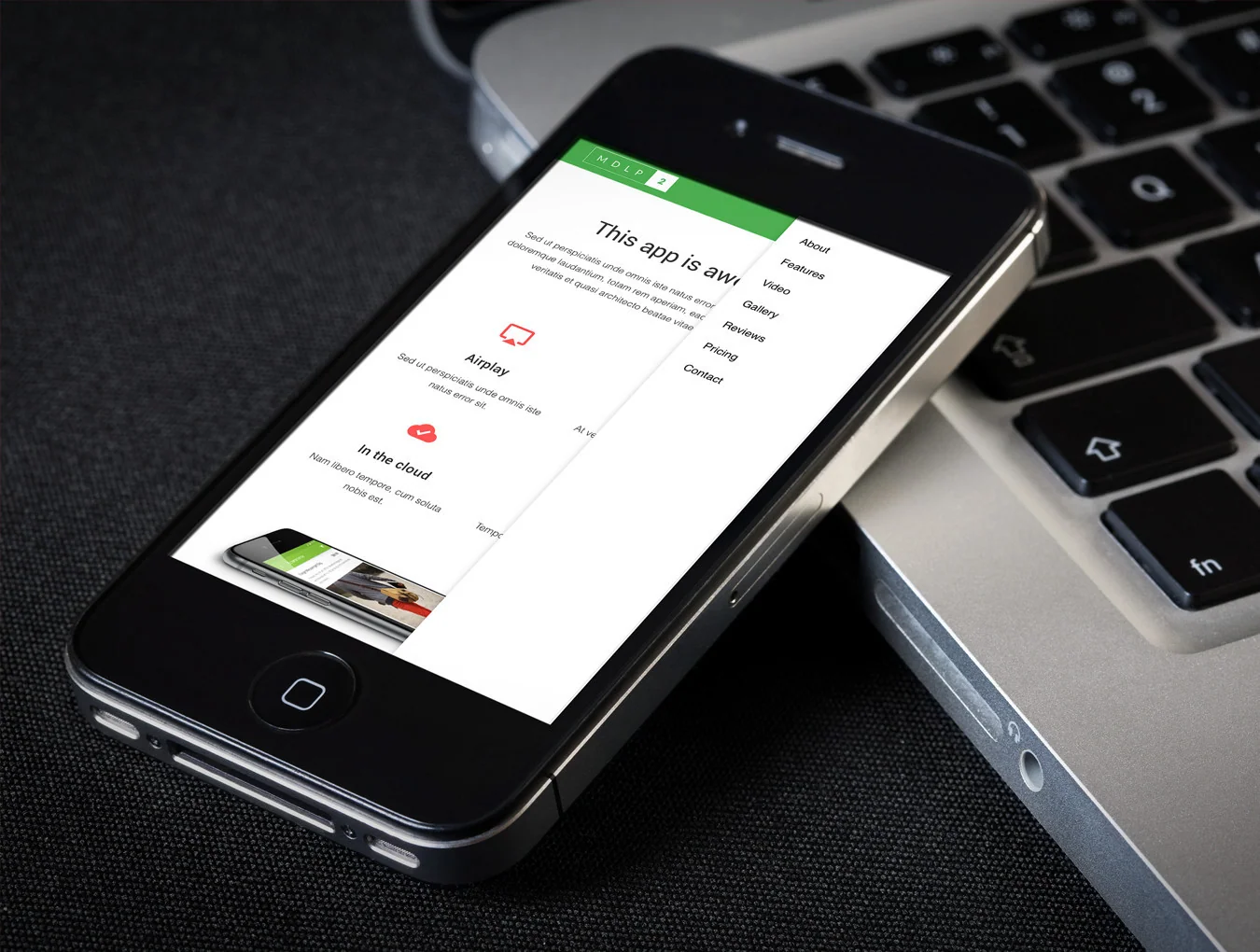 Material Design Landing Page 2 7