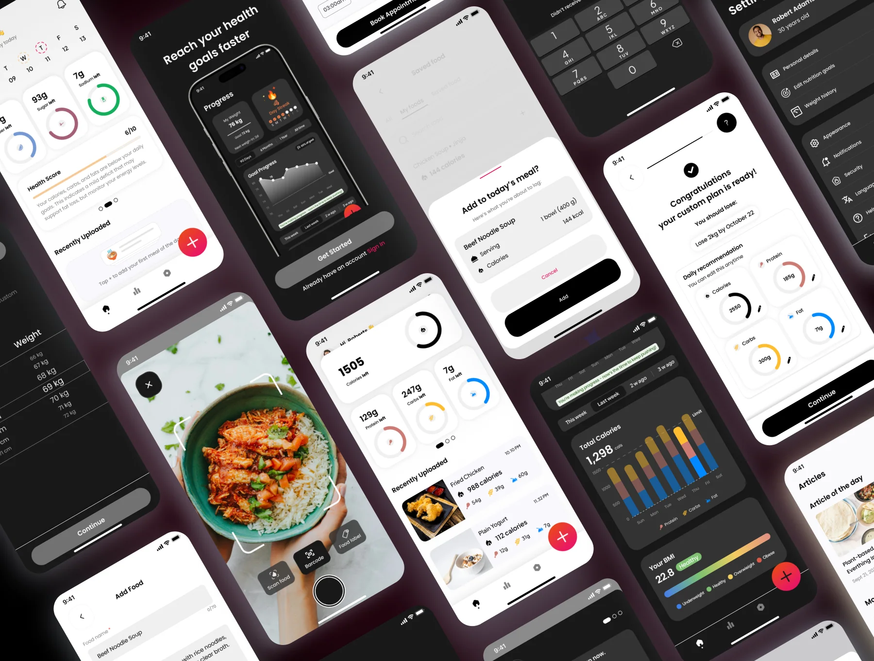 Meal AI - AI Calorie Tracking - Mobile Apps UI Kit 9