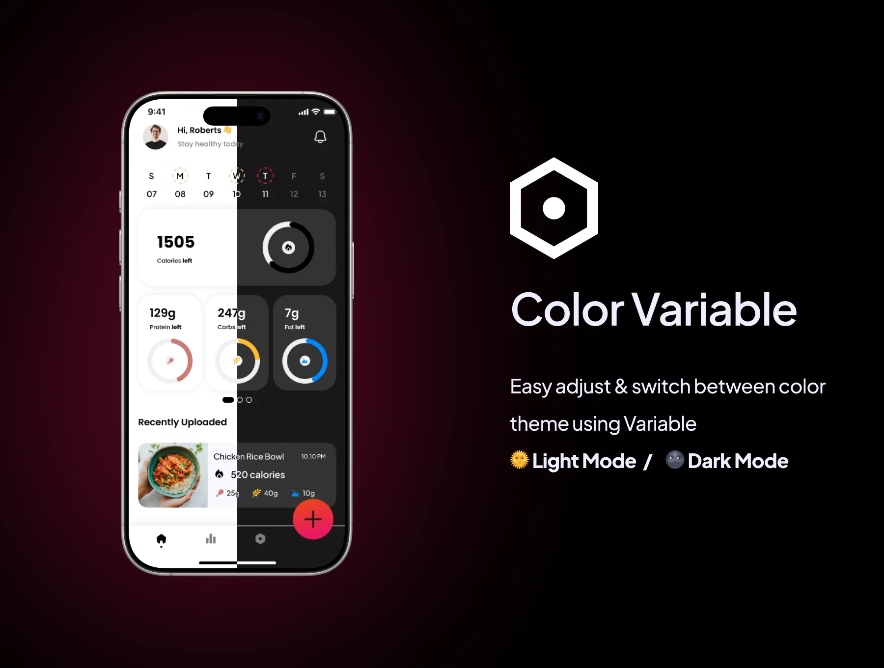 Meal AI - AI Calorie Tracking - Mobile Apps UI Kit 2