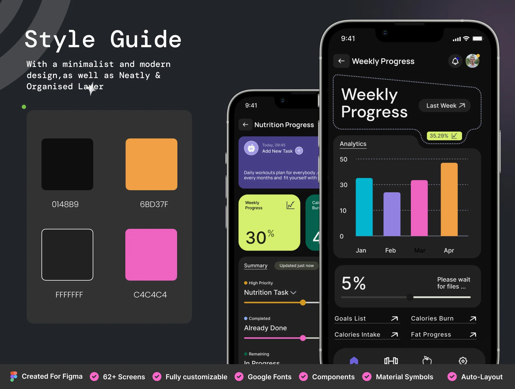 Meal Planner  & Workouts | MealMate Workouts  | Fitness Mobile UI Kit 5