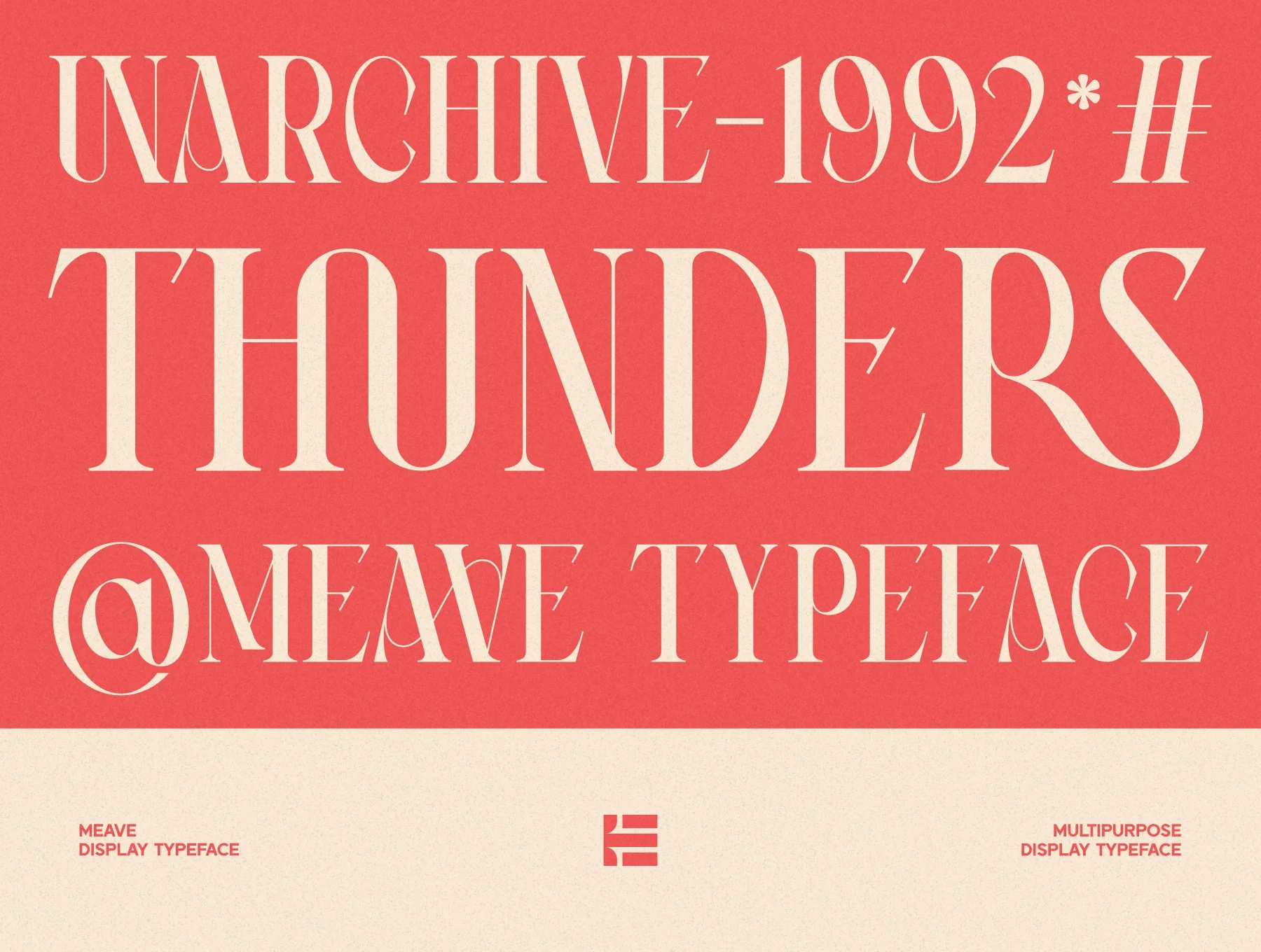 Meave Display Typeface 12