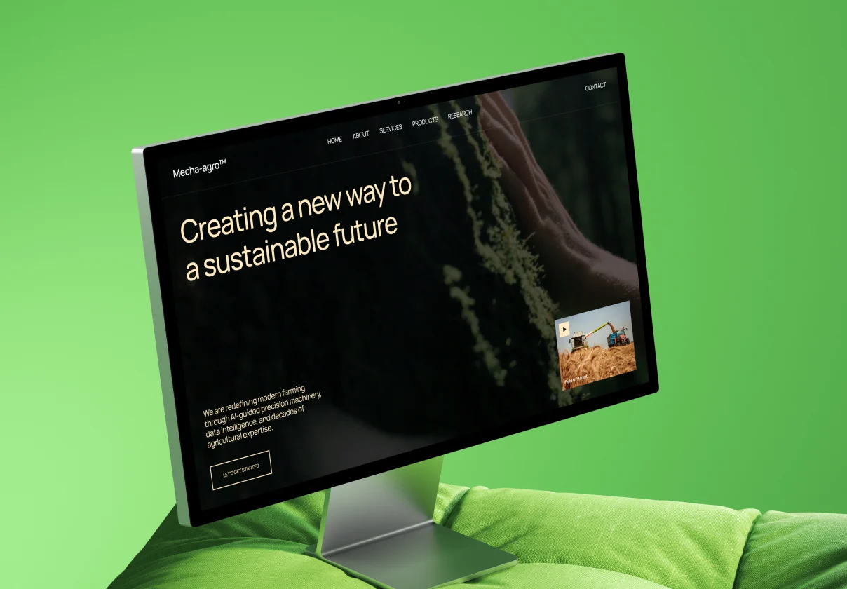 Mecha-Agro Based Agency Template