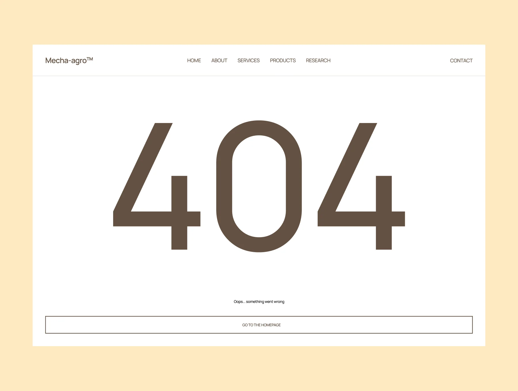 Mecha-Agro Based Agency Template 3