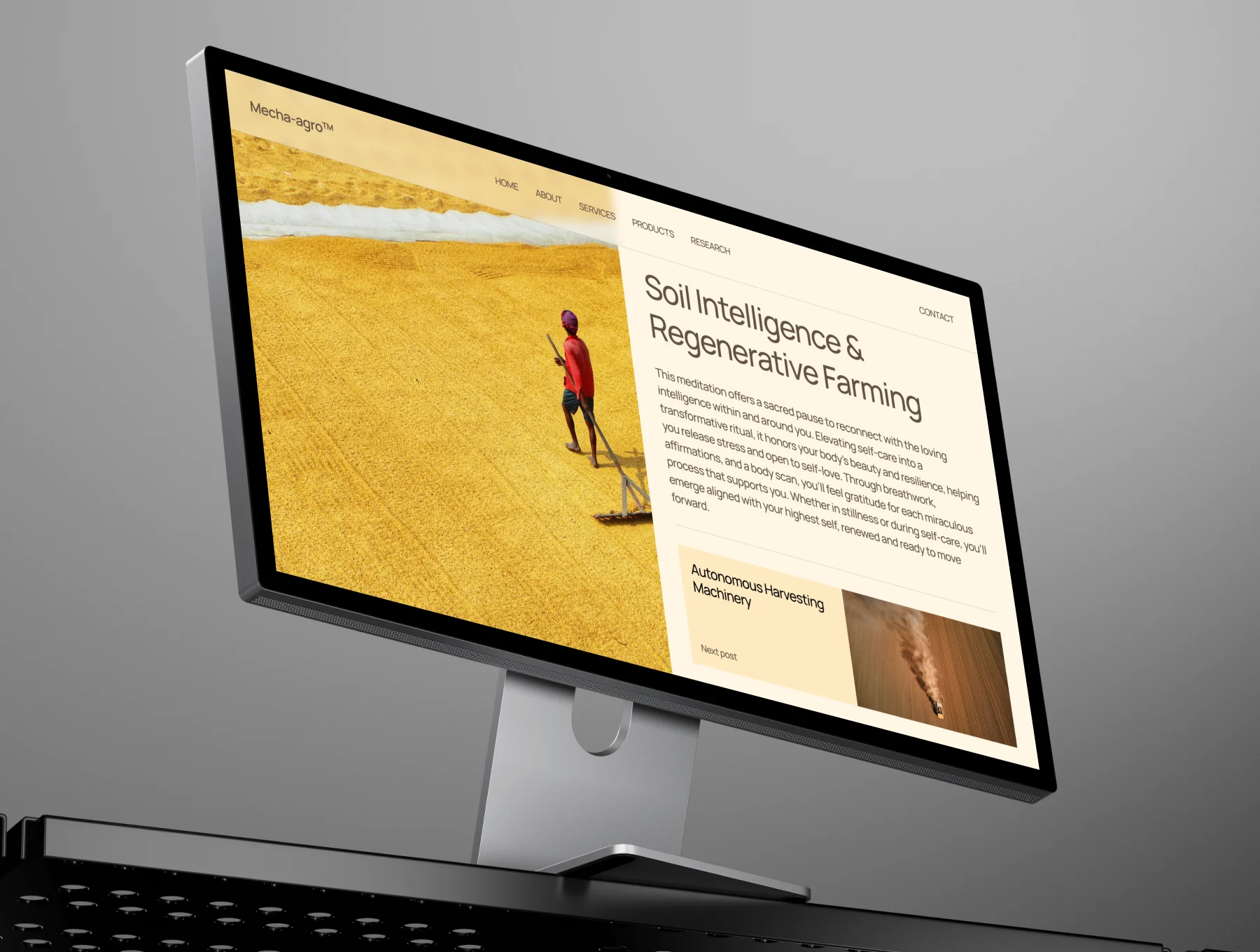 Mecha-Agro Based Agency Template 5