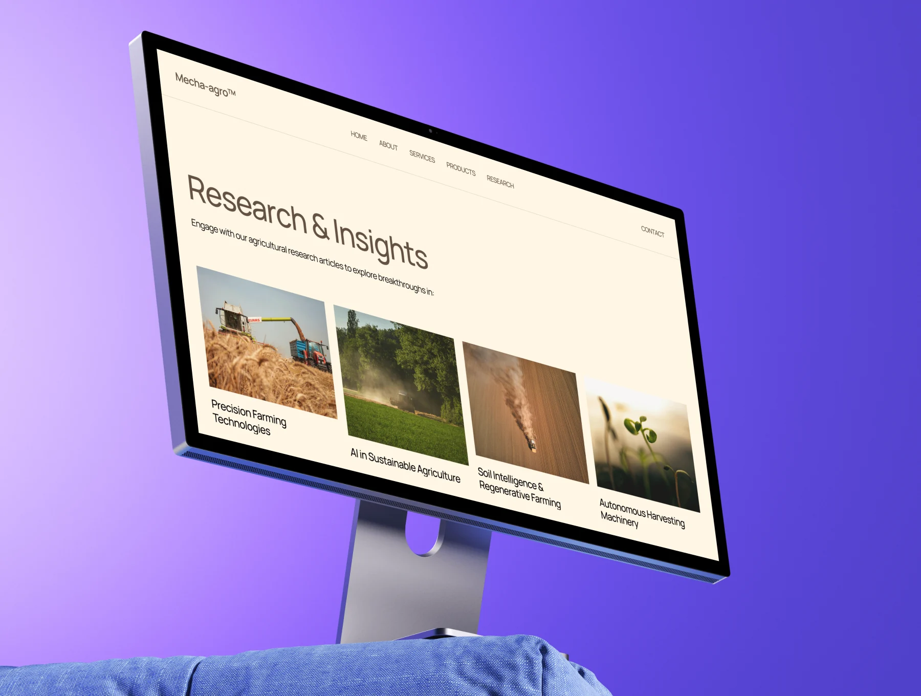 Mecha-Agro Based Agency Template 6