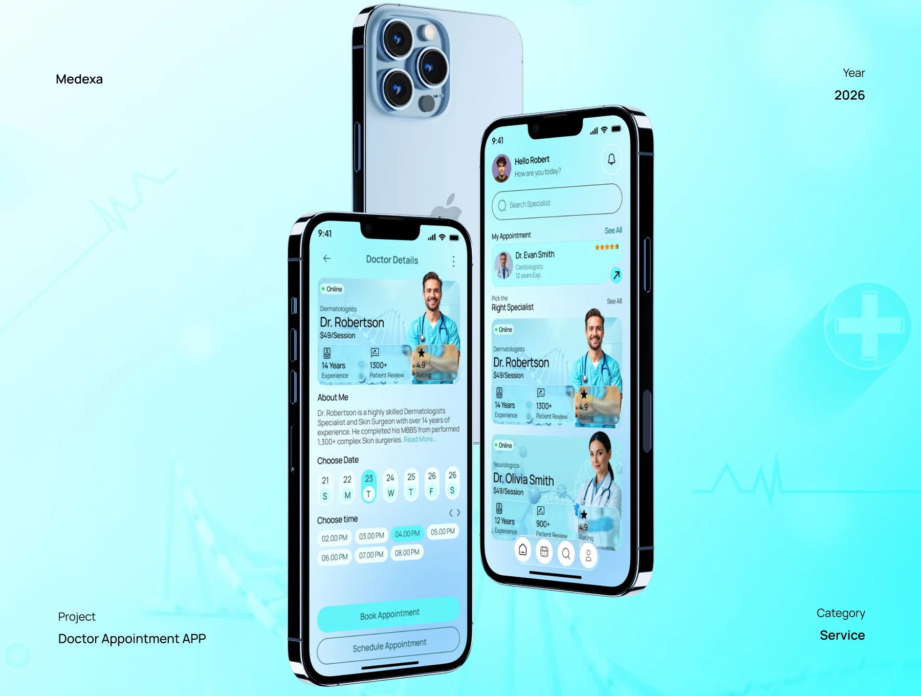 Medexa Doctor Appointment Mobile App UI Kit 5