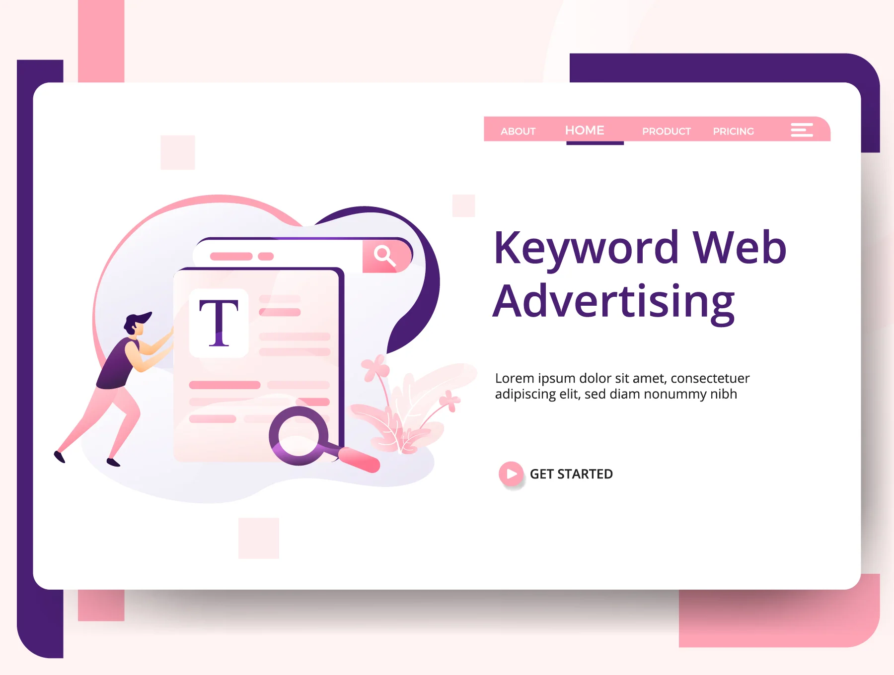 Media Advertising sets Illustration vol 1