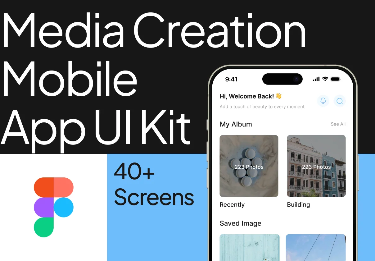Media Creation Mobile App UI Kit