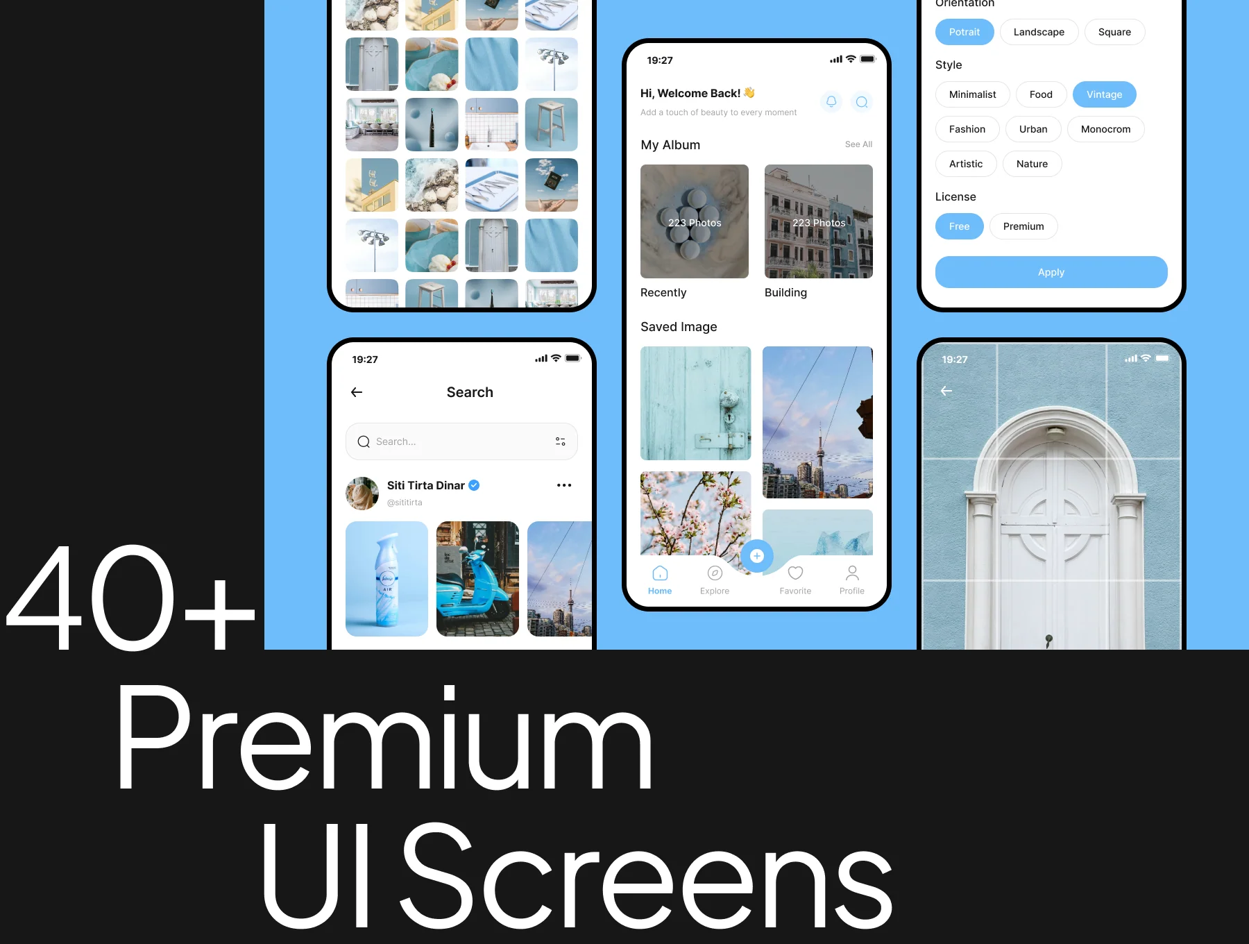 Media Creation Mobile App UI Kit 6